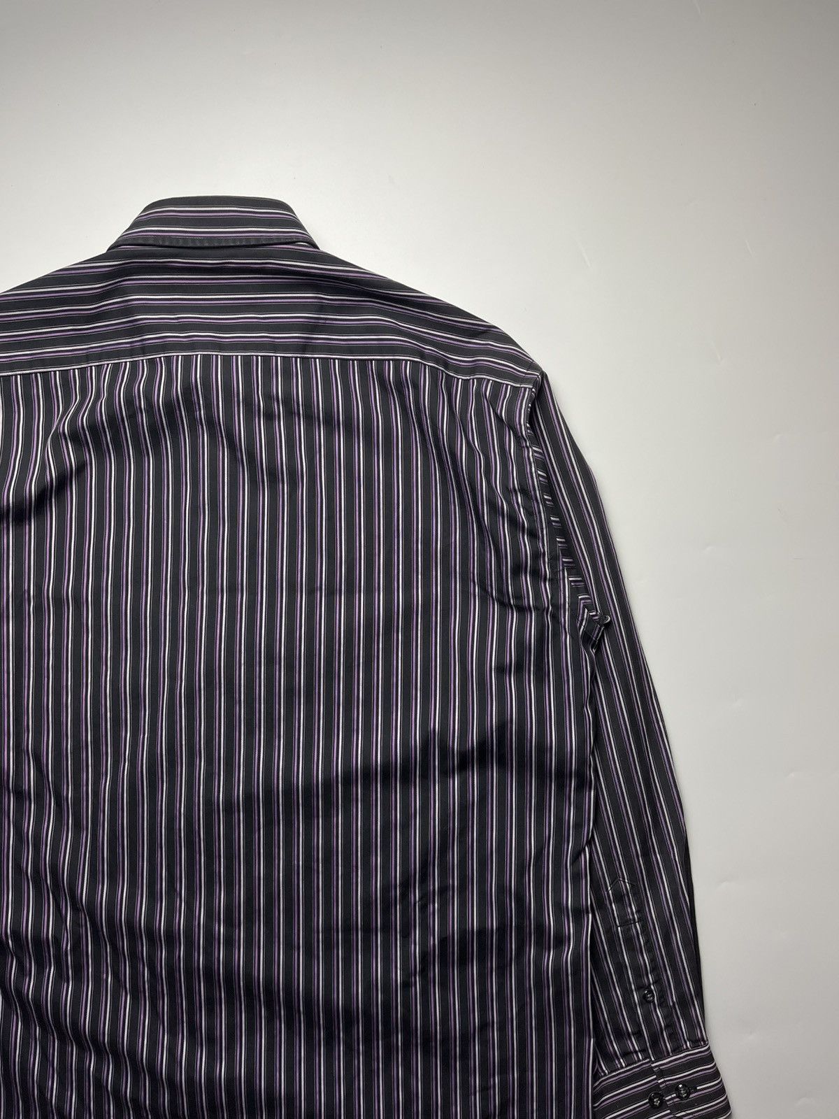 Balenciaga Vintage Balenciaga Long Sleeve Striped Shirt Size US L / EU 52-54 / 3 - 12 Thumbnail