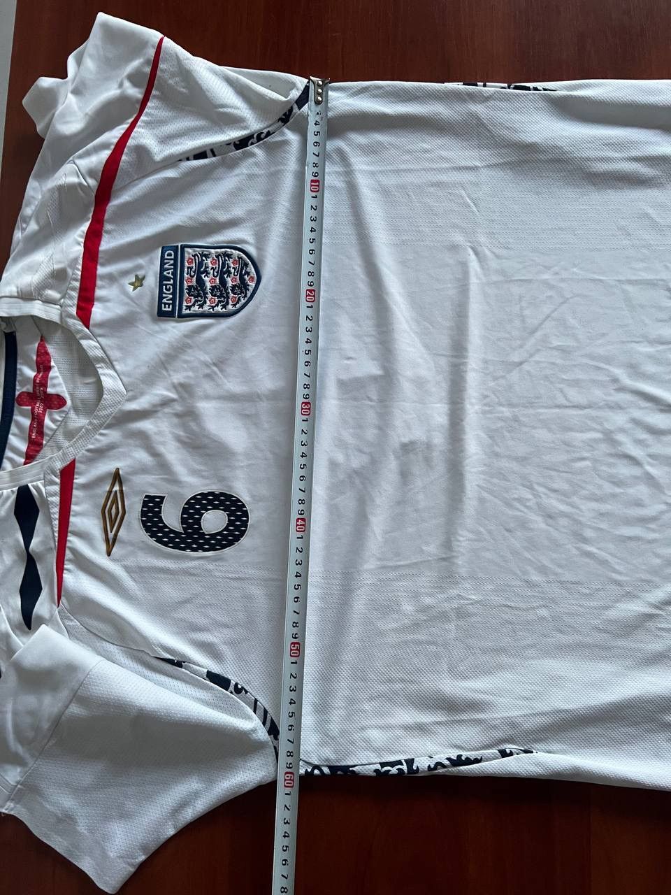 Umbro 2005/7 ENGLAND TEAM #6 TERRY HOME SOCCER JERSEY SHIRT SZ XXL Size US XXL / EU 58 / 5 - 22 Thumbnail