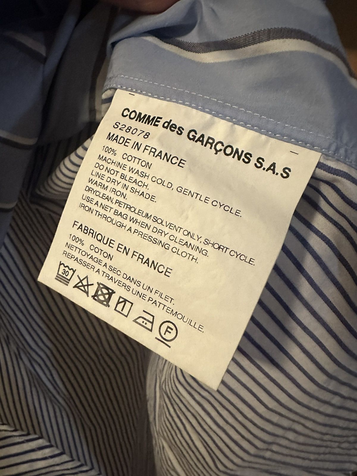 Comme des Garcons SHIRT Comme des Garçons multi stripped shirt Size US L / EU 52-54 / 3 - 4 Thumbnail