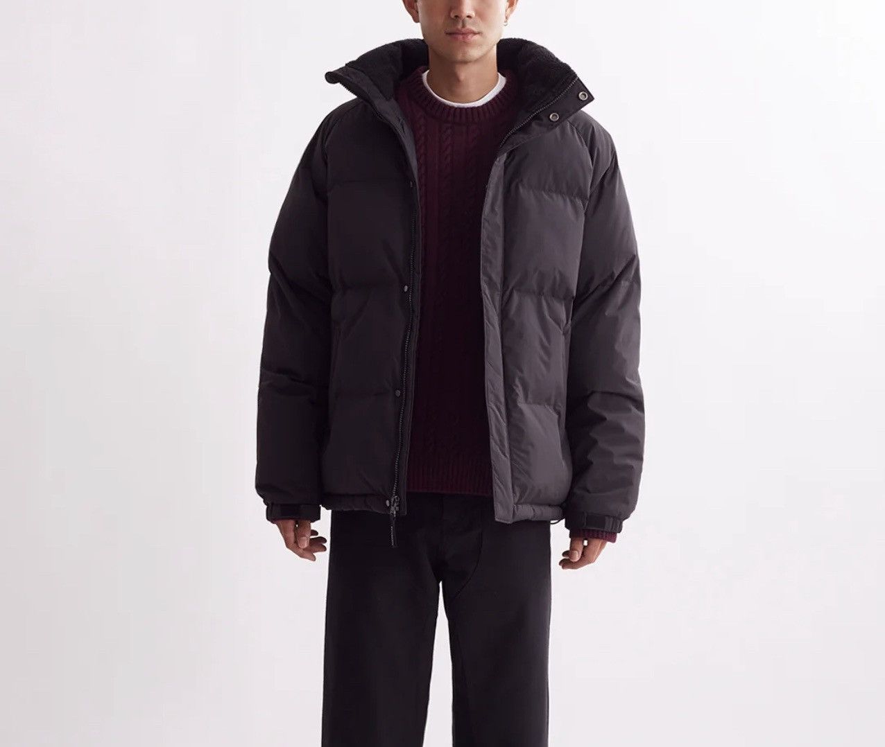 image of Saturdays New York City Saturday Nyc Enomoto Puffer Jacket in Black, Men's (Size Small)