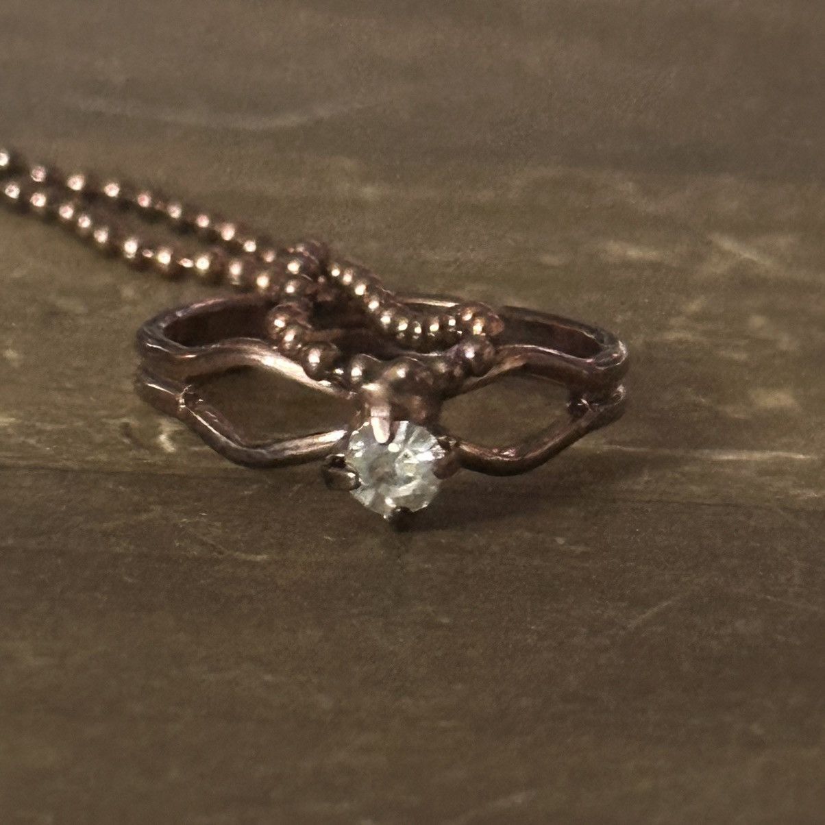 Other Copper tone woven hand/slave bracelet with ring Size ONE SIZE - 3 Thumbnail