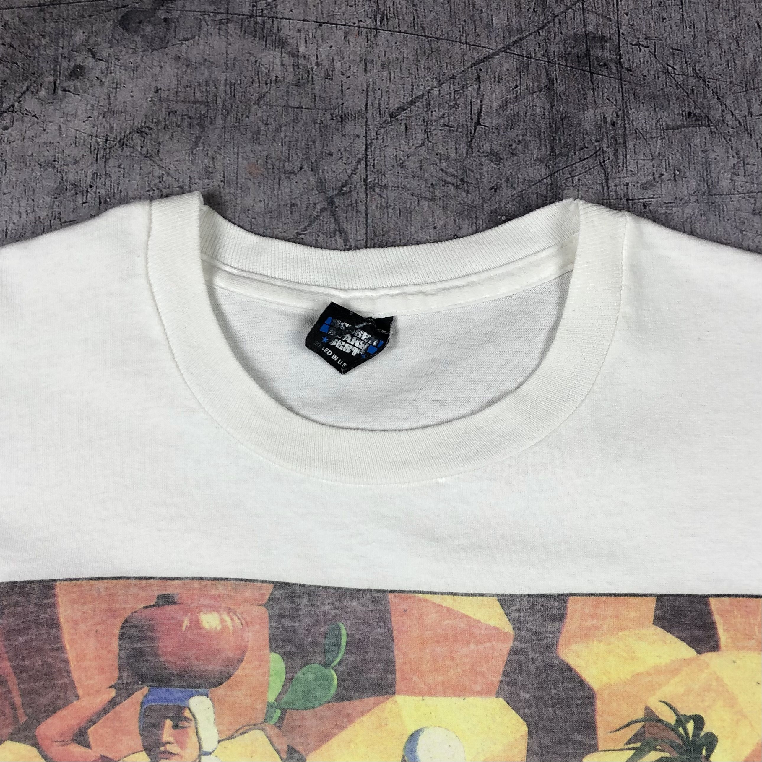 Vintage Las Aquadoras by Jose Jorge Oramas Art Tee Size US XL / EU 56 / 4 - 5 Thumbnail