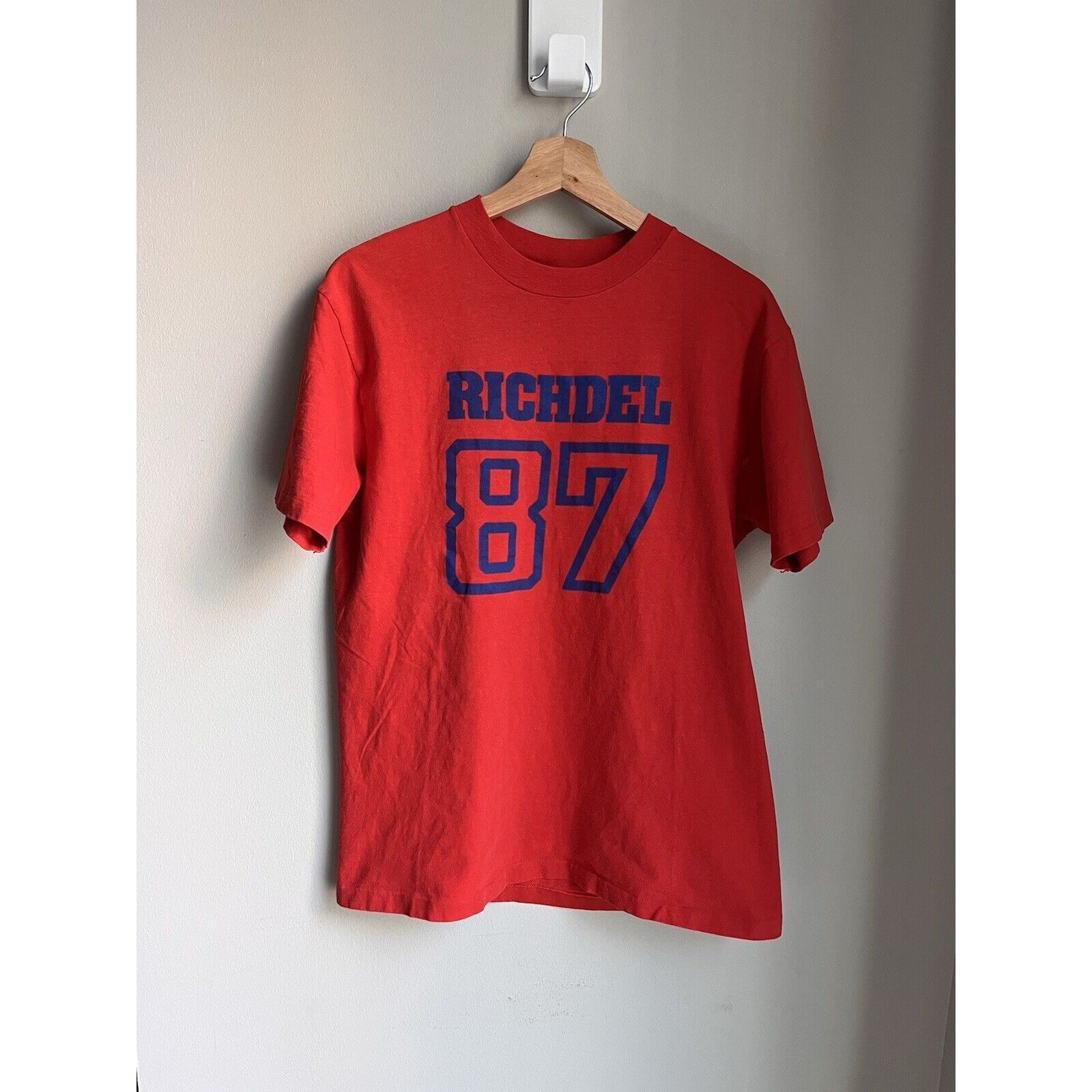 Vintage VINTAGE RICHDEL HS COLLEGE FOOTBALL SINGLE STITCH SHIRT 90S Size US L / EU 52-54 / 3 - 1 Thumbnail