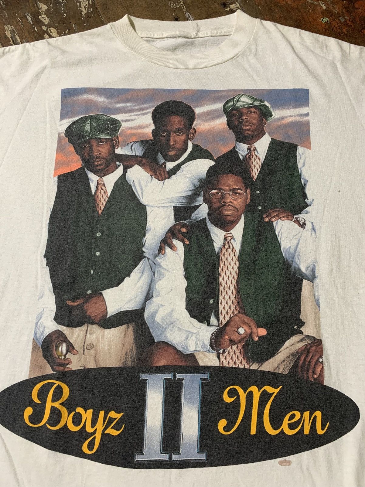 Band Tees Vintage Boys2Men World Tour 1995 Size US XL / EU 56 / 4 - 2 Thumbnail