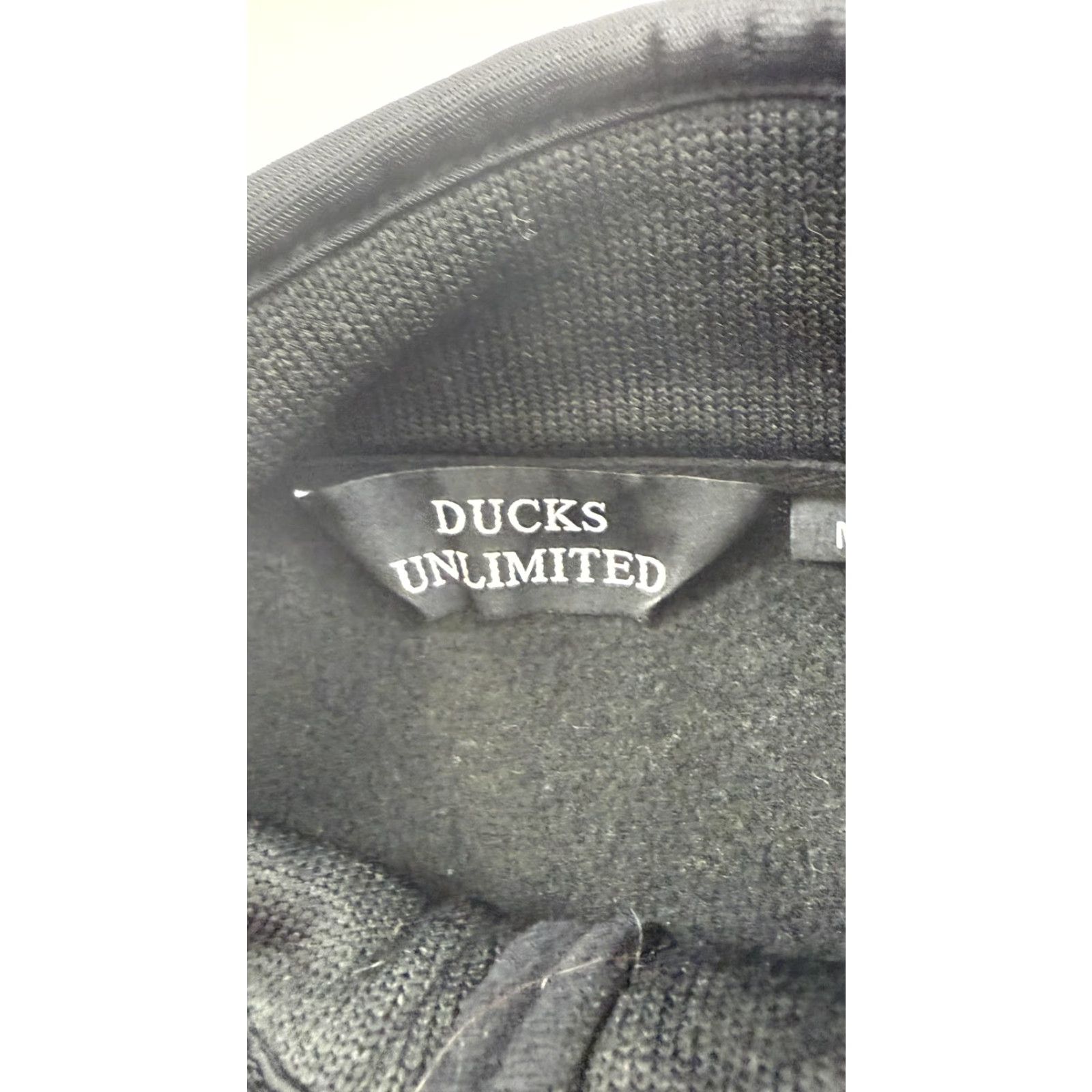 Vintage Ducks Unlimited Vest Mens Medium Black Full Zip Fleece Sleeveless Outdoor Hunting Size US M / EU 48-50 / 2 - 3 Thumbnail
