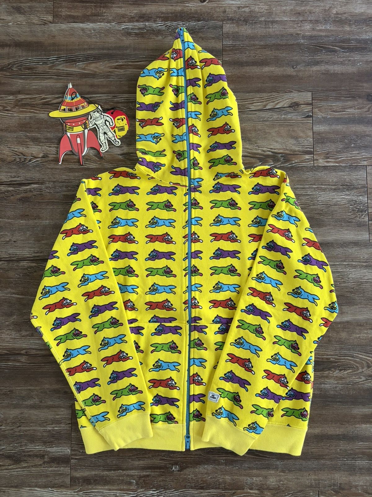Icecream 2006 BBC/Ice Cream "Running Dog" yellow full zipup Size US M / EU 48-50 / 2 - 2 Thumbnail
