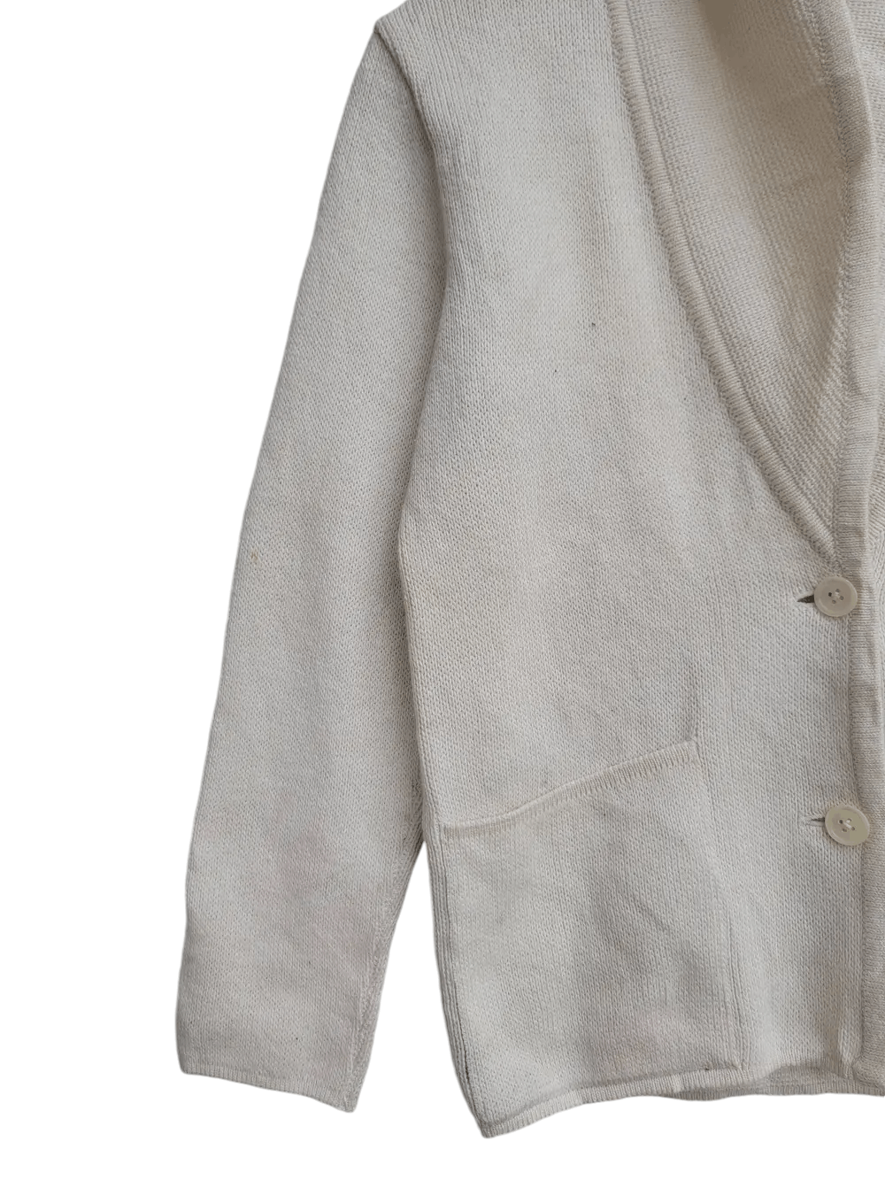 Vintage × Yves Saint Laurent Yves Saint Lauren Cardigan Alpa Cubic Size M / US 6-8 / IT 42-44 - 4 Thumbnail