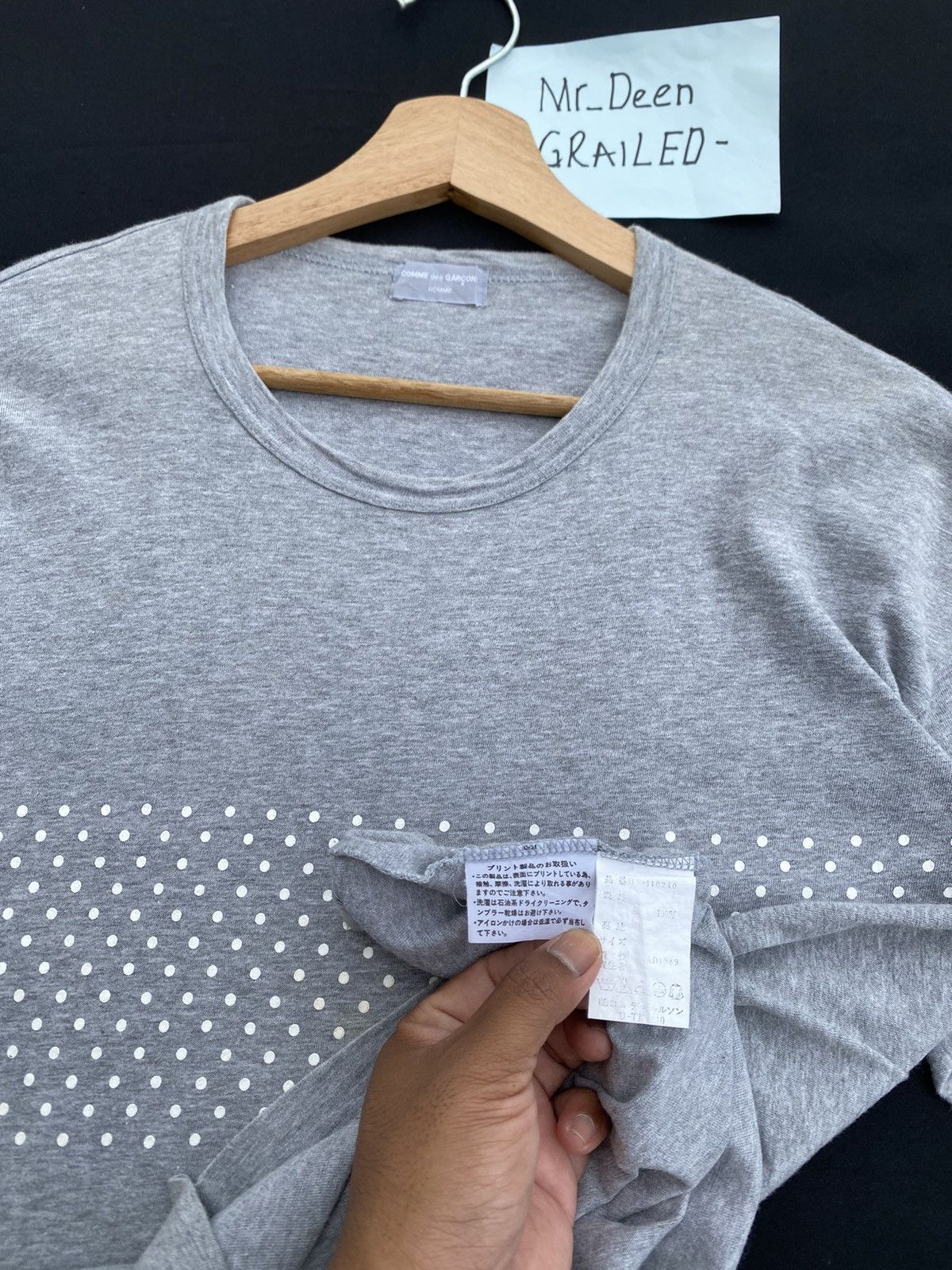 Comme des Garcons Rare Vintage 80s CDG Homme Comme Des Garcons AD 1989 Tshirt Size US L / EU 52-54 / 3 - 13 Thumbnail