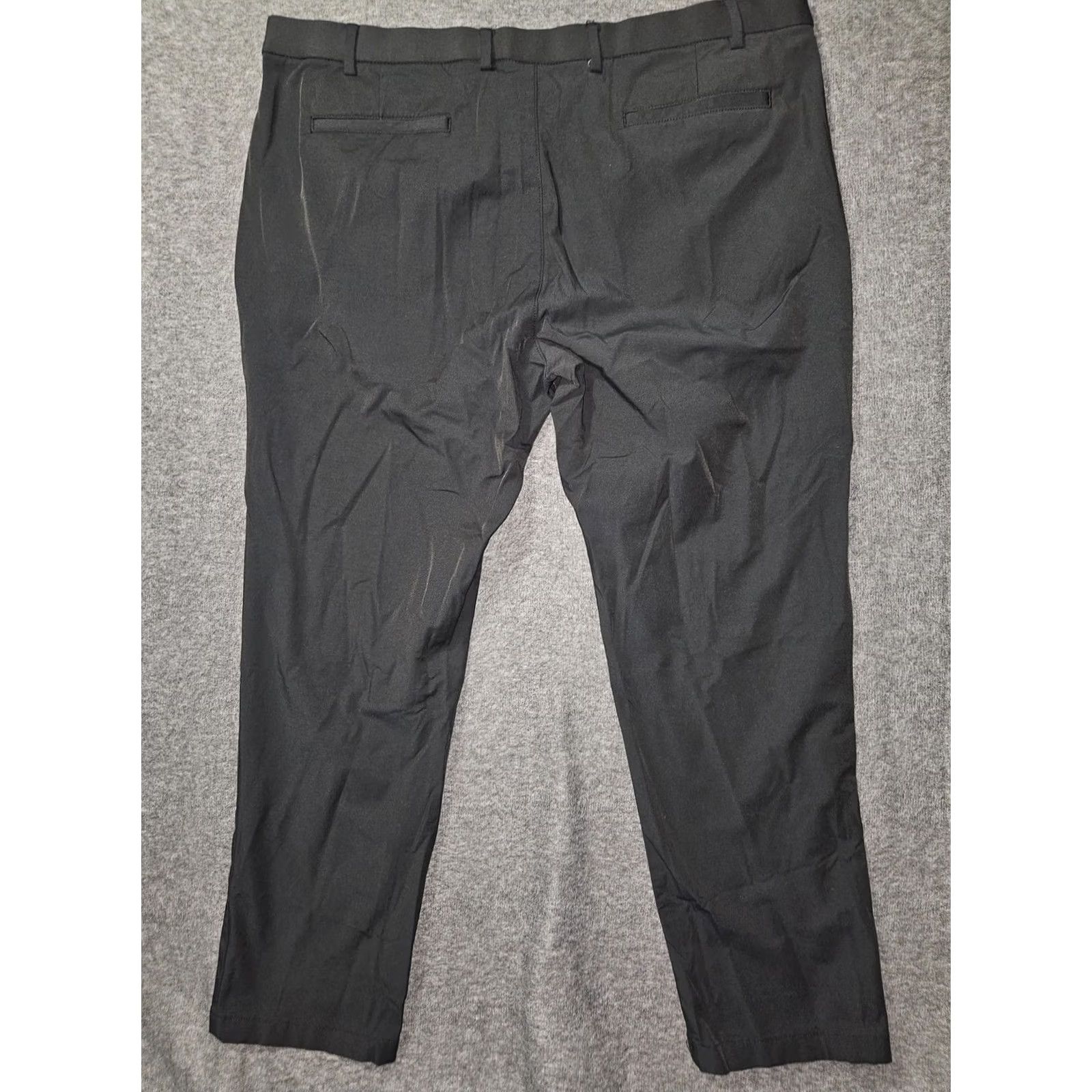 Ralph Lauren Lauren Ralph Lauren Dress Pants Mens 42x30 Black Label Flat Front Stretch Dress Pants Mens 42W x 30L Black Size US 42 / EU 58 - 7 Thumbnail