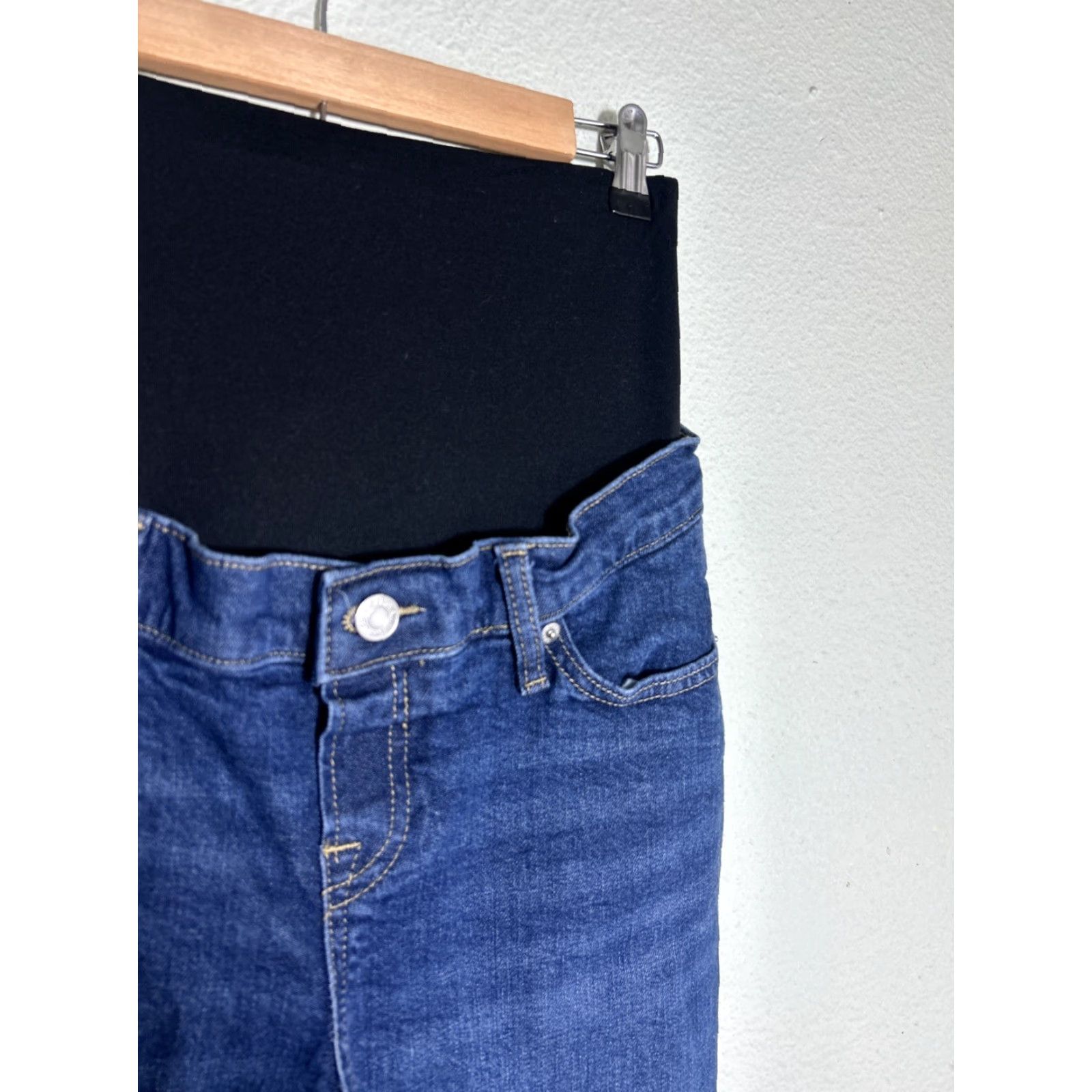 Gap Gap Maternity Jeans Dark Wash 4 32x27 Women Jeans Blue Straight Womens Size 27" / US 4 / IT 40 - 5 Thumbnail