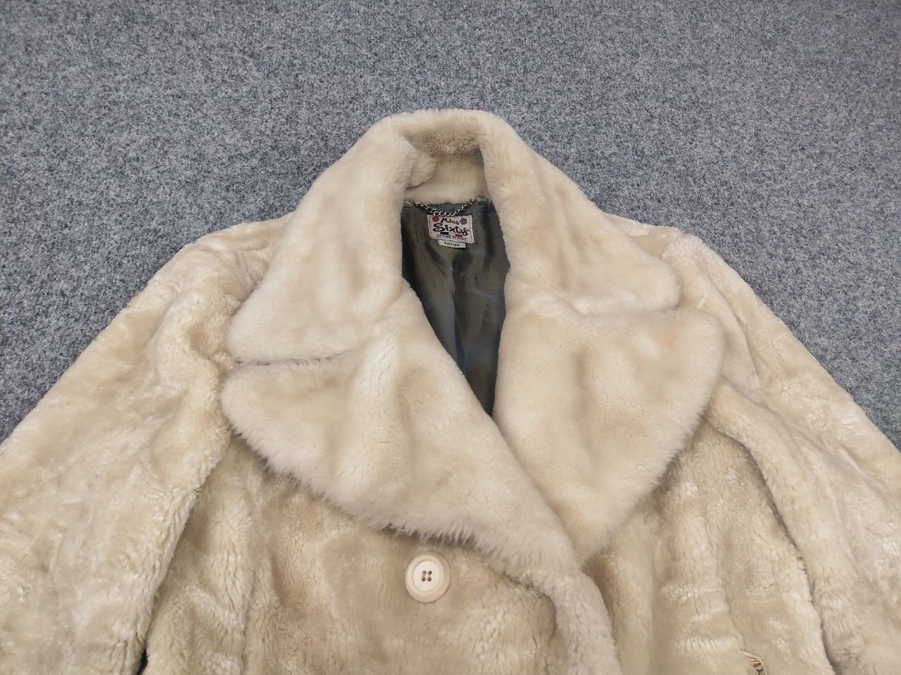 Miss Sixty Vintage Y2K Miss Sixty double-breasted coat Fur Jacket LGB Size L / US 10 / IT 46 - 4 Thumbnail