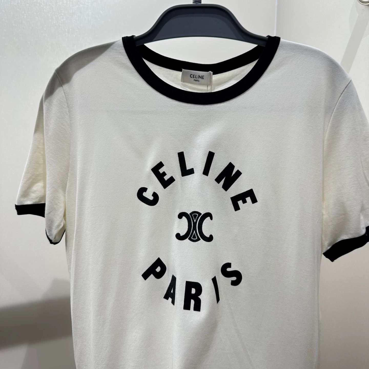 Celine Celine mar15 Triumph Arc logo short M cotton Size M / US 6-8 / IT 42-44 - 6 Thumbnail