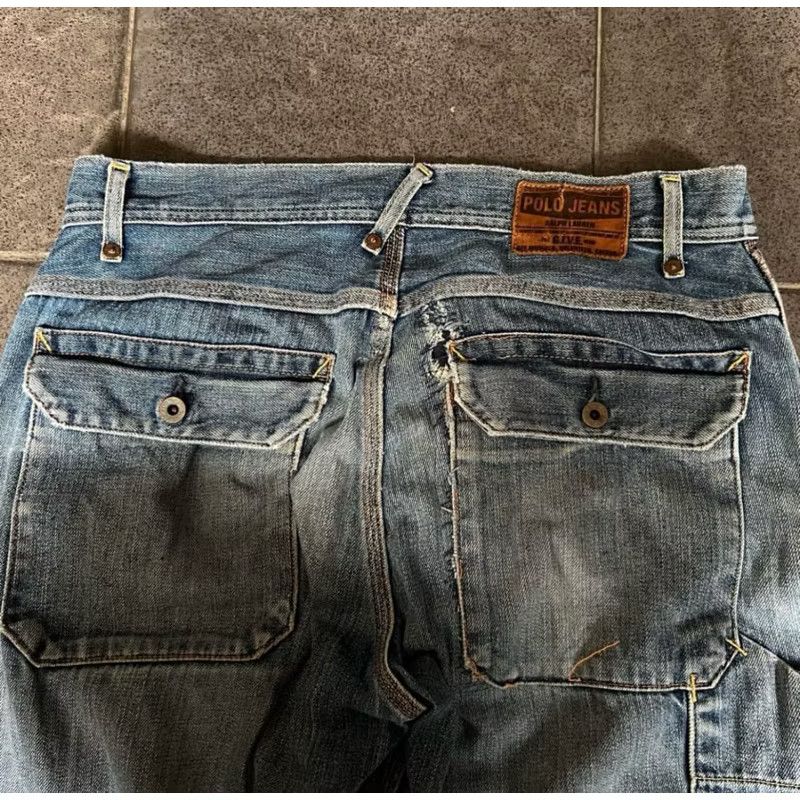 Polo Ralph Lauren Vintage polo Ralph Lauren jeans double knee Size US 31 - 5 Thumbnail