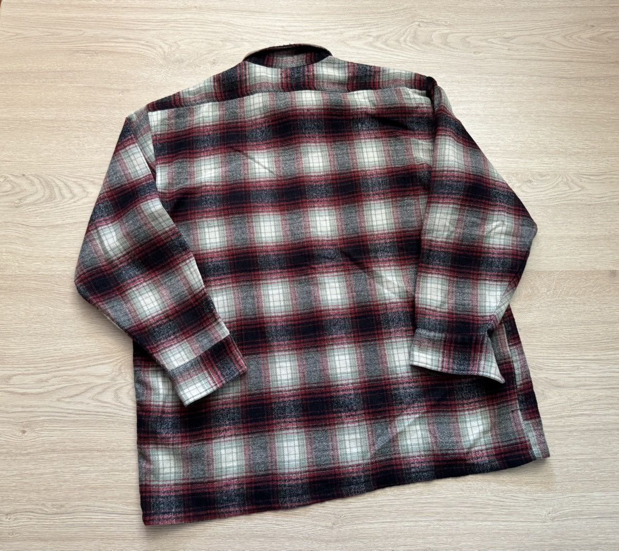 Vintage Vintage 90’s Sunry Japanese Flannel Shirt Size US XL / EU 56 / 4 - 4 Thumbnail