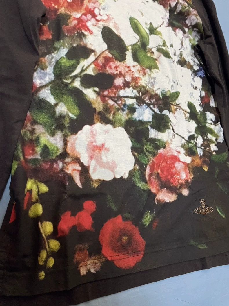 Vivienne Westwood Vivienne Westwood size3 Paint a floral long-sleeved T-shirt Size M / US 6-8 / IT 42-44 - 4 Thumbnail