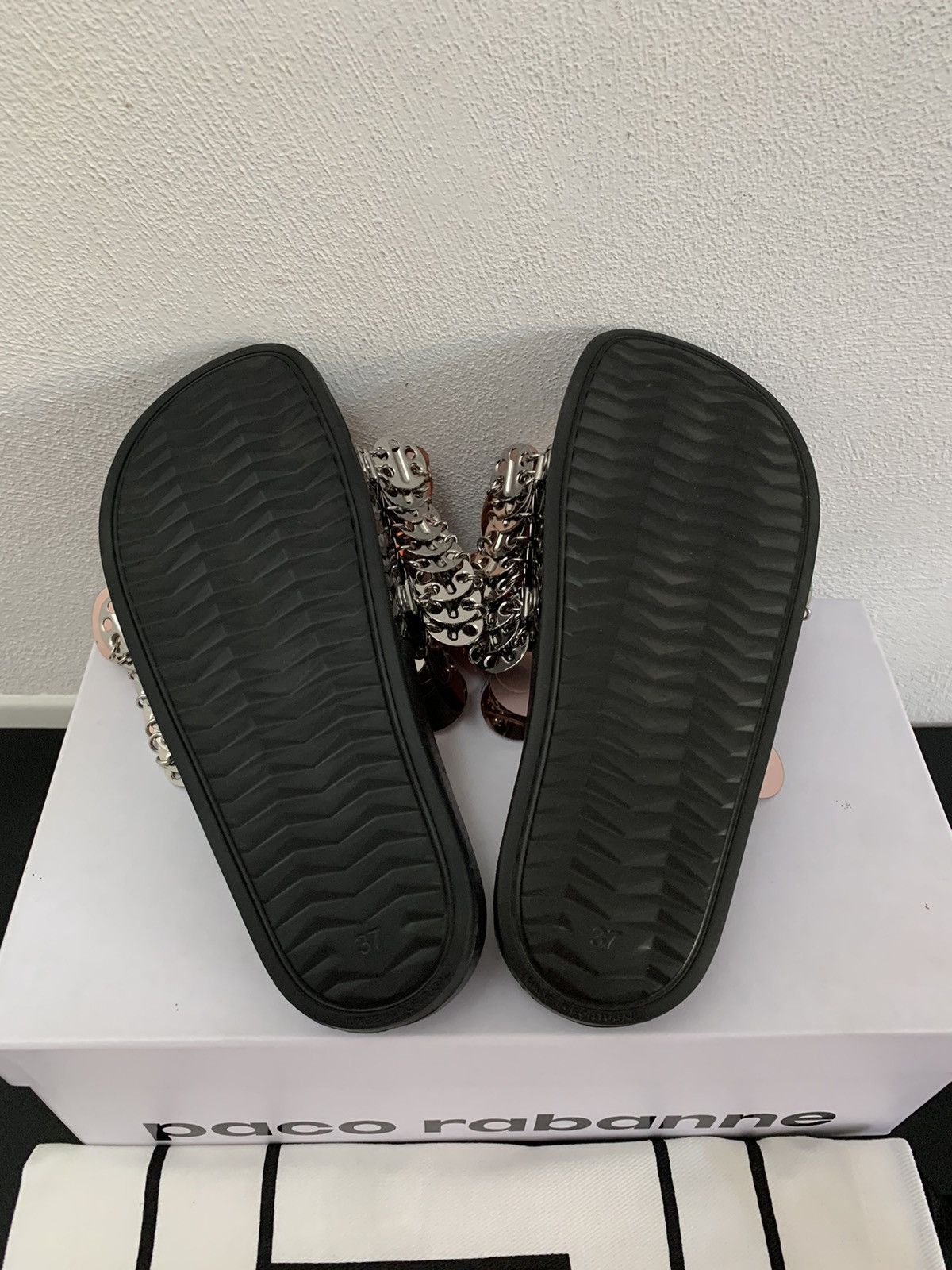Paco Rabanne Paco Rabanne Sparkle Sandals Size US 9 / IT 39 - 9 Thumbnail