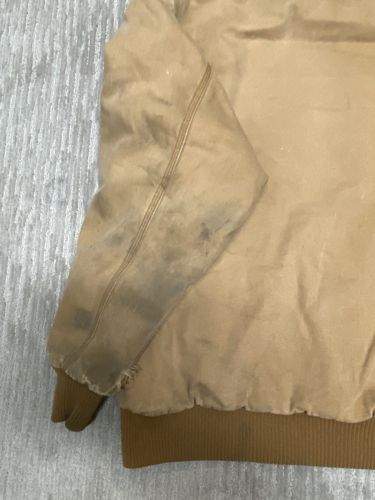 Carhartt Vintage distressed big smith beige workwear hooded jacket Size US L / EU 52-54 / 3 - 8 Thumbnail