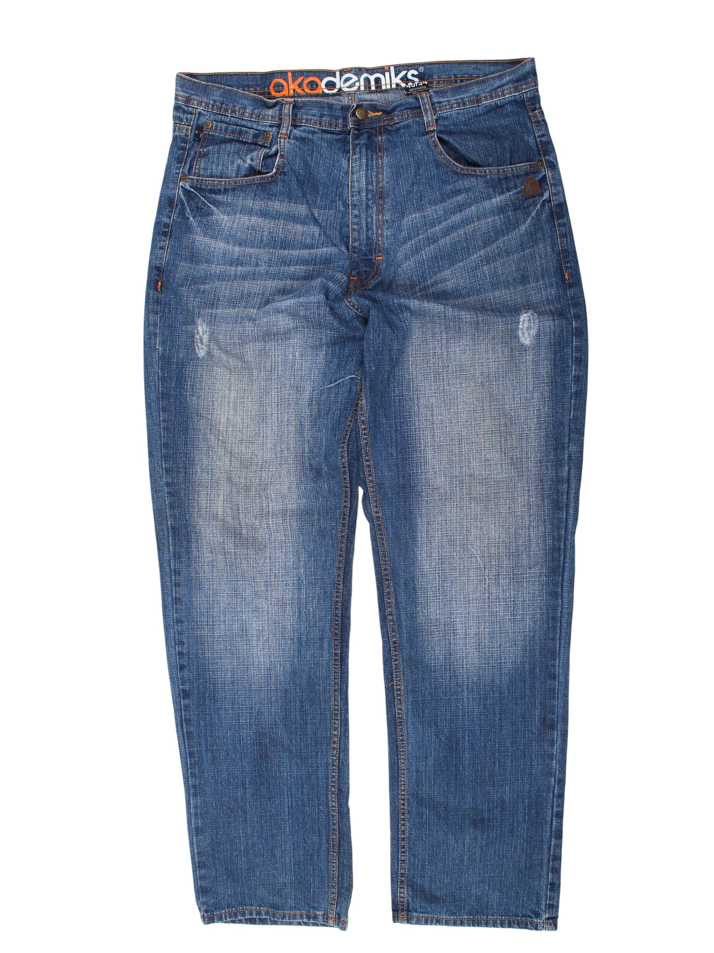 Akademiks Akademiks Jeans Y2K Baggy Denim Pants 90s Size US 40 / EU 56 - 2 Thumbnail