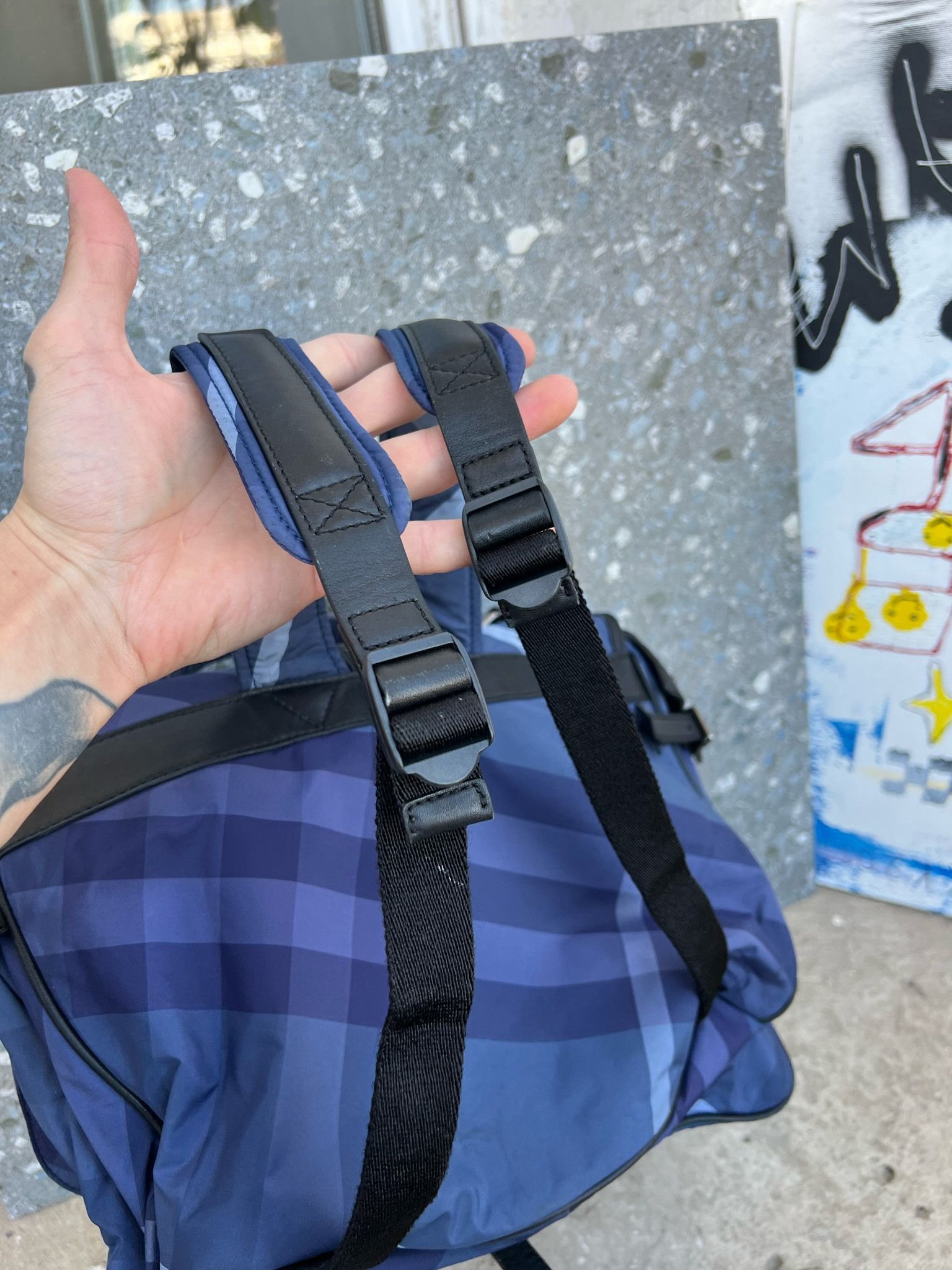 Burberry × Vintage Authentic Burberry Nova Check Backpack Size ONE SIZE - 7 Thumbnail