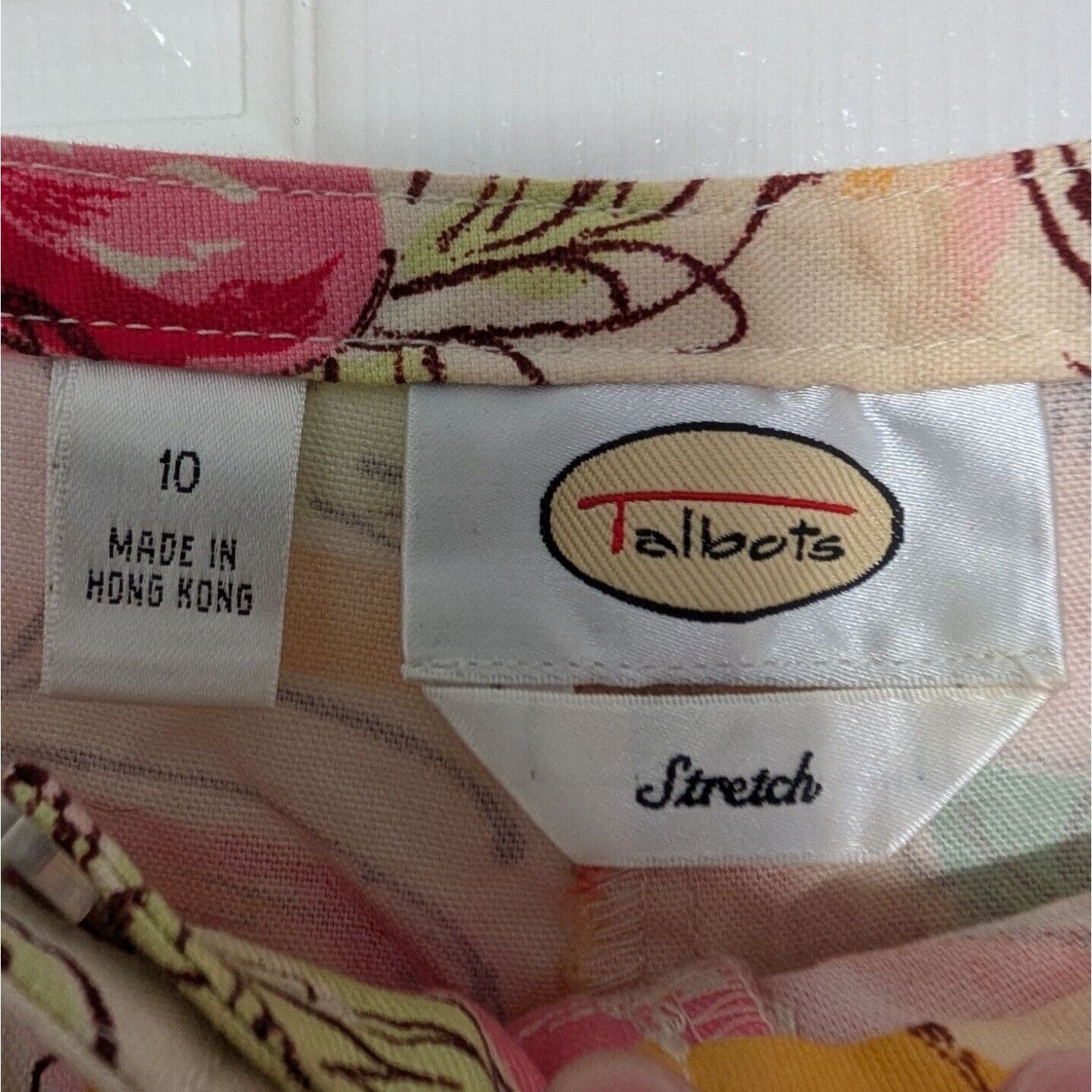 Talbots Talbots Fruit Pants Womens Size 10 Pink Butterfly 90s Size 32" / US 10 / IT 46 - 5 Thumbnail