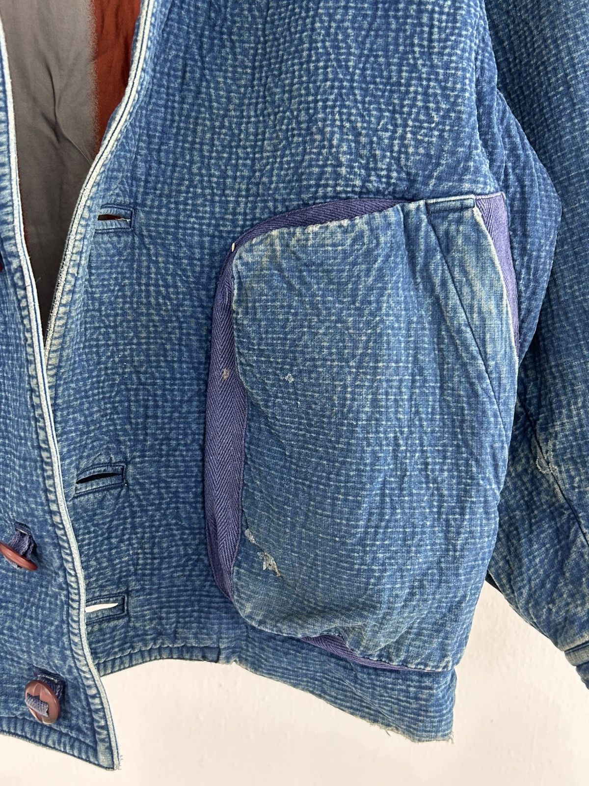 Issey Miyake Net 80’s Issey Miyake Man Jacket Distress Size US L / EU 52-54 / 3 - 8 Thumbnail