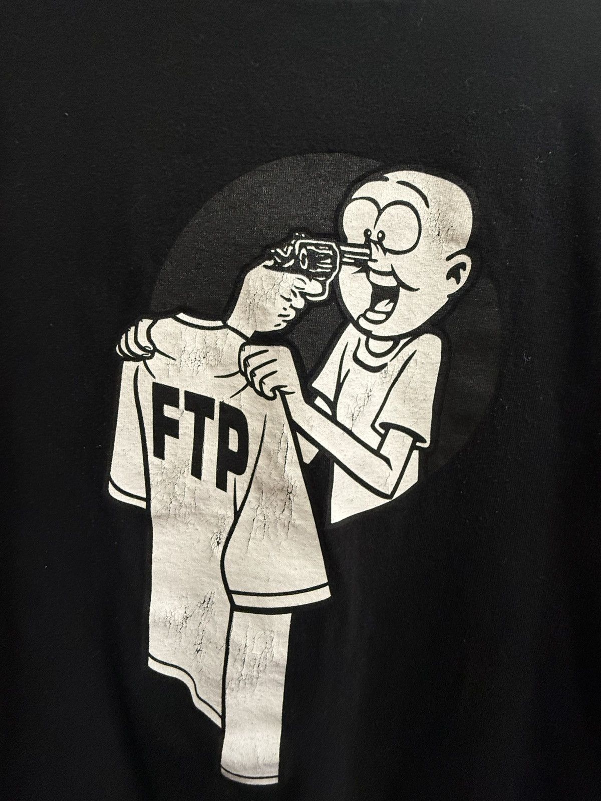 Fuck The Population FTP Gun to the Head T-Shirt Size US L / EU 52-54 / 3 - 3 Thumbnail