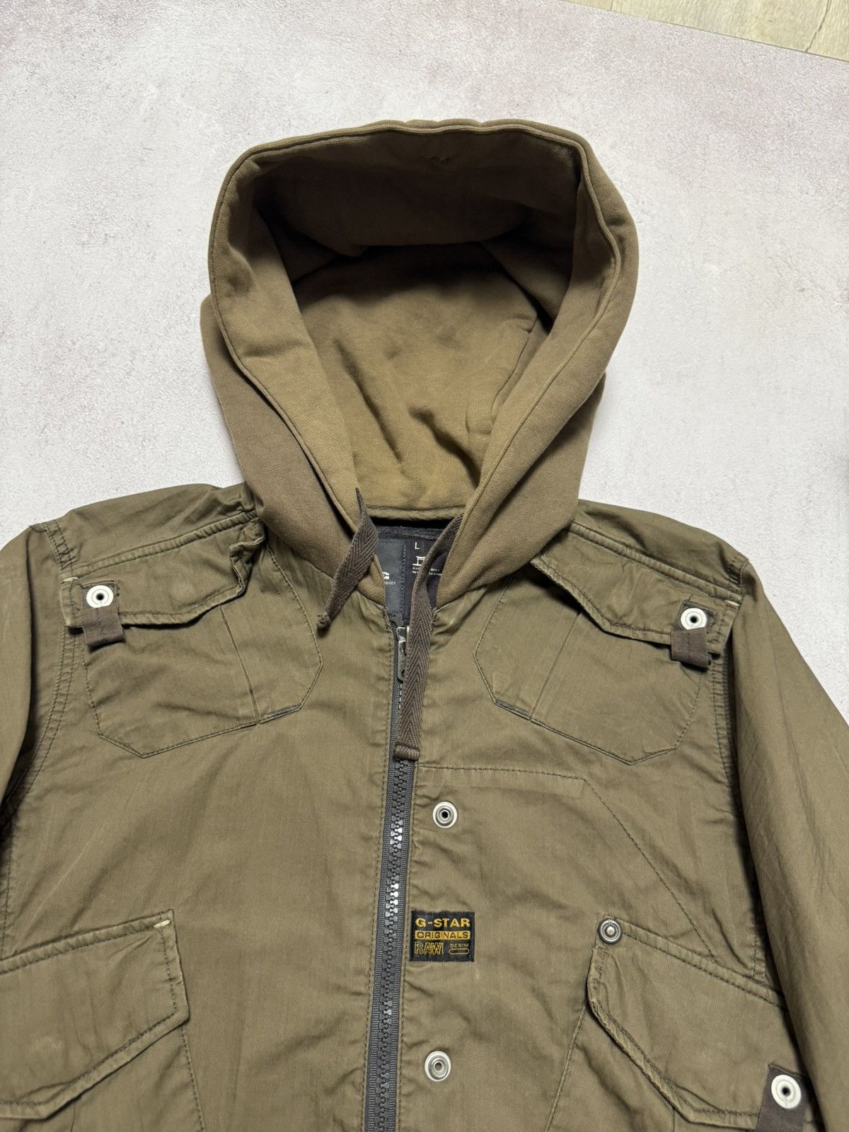 G-Star Vintage G Star Raw Jacket Multopocket Avant-Garde y2k 90s Size US L / EU 52-54 / 3 - 6 Thumbnail