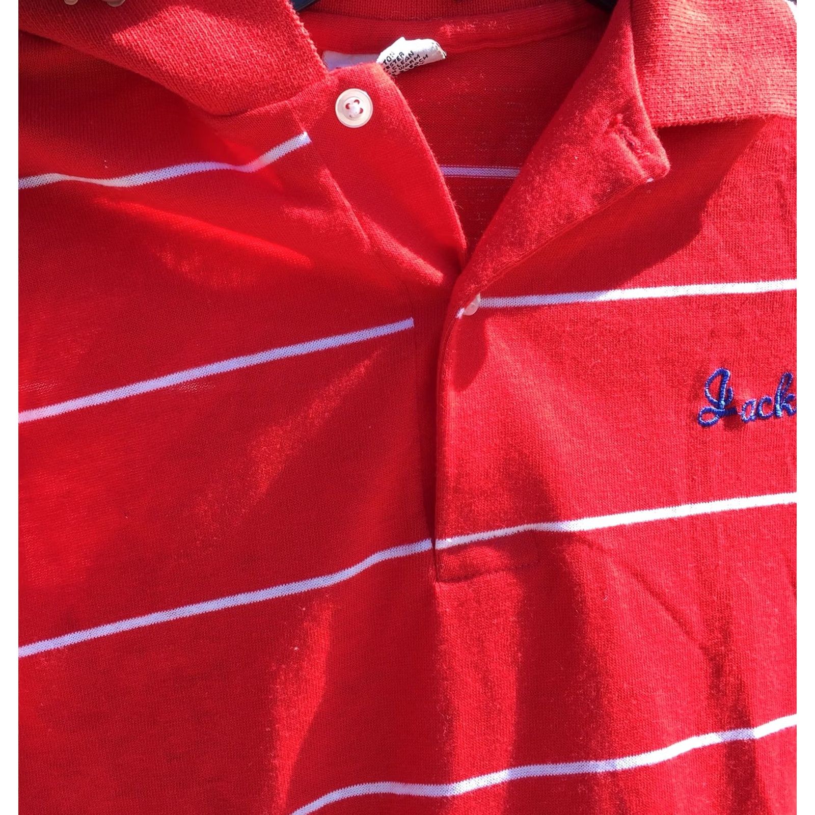 Vintage VINTAGE NOR CAL-HAWAII ‘89 Know-Down Polo Shirt S Jack 80s 1980s Red Stripe Print-Ons Nike Shirt Size US S / EU 44-46 / 1 - 4 Thumbnail