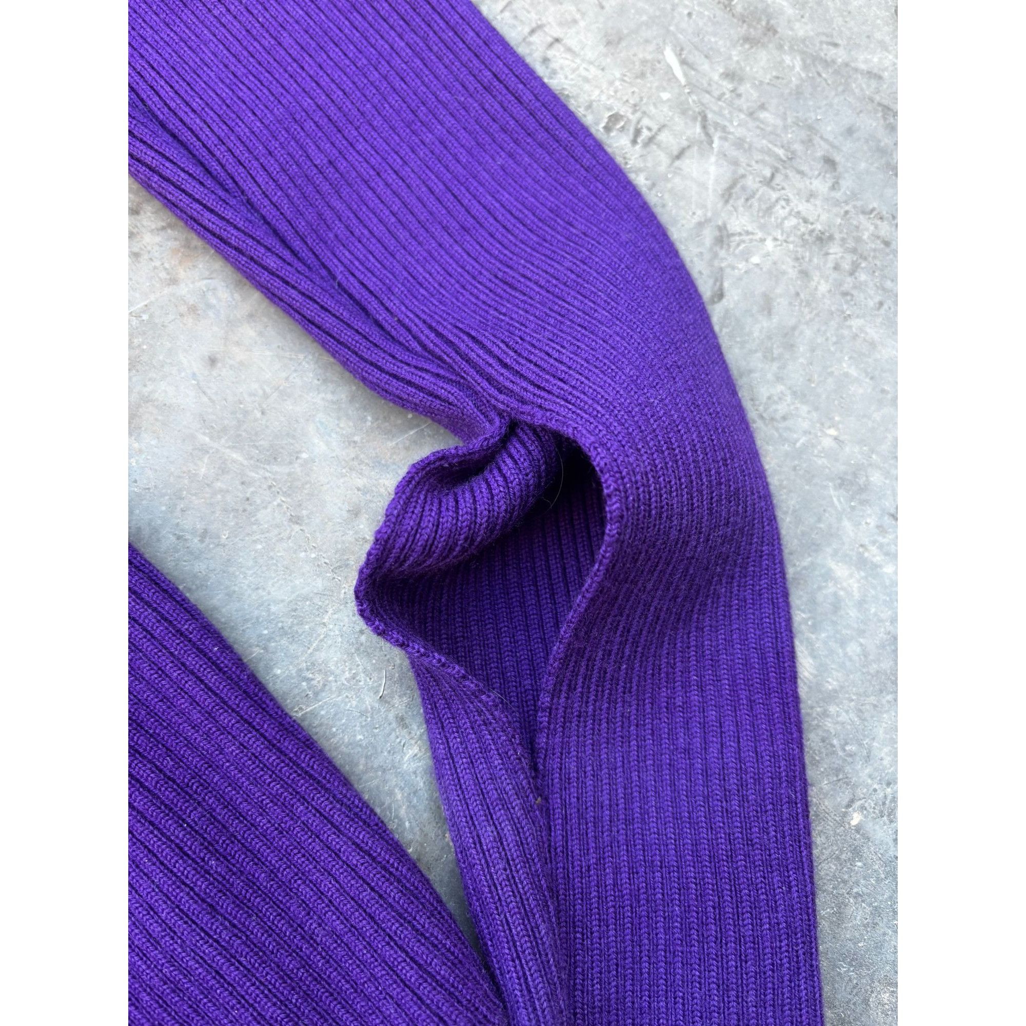 Jacquemus Jacquemus Purple Ribbed Turtleneck Size 40 EU Medium Never W Size S / US 4 / IT 40 - 2 Thumbnail