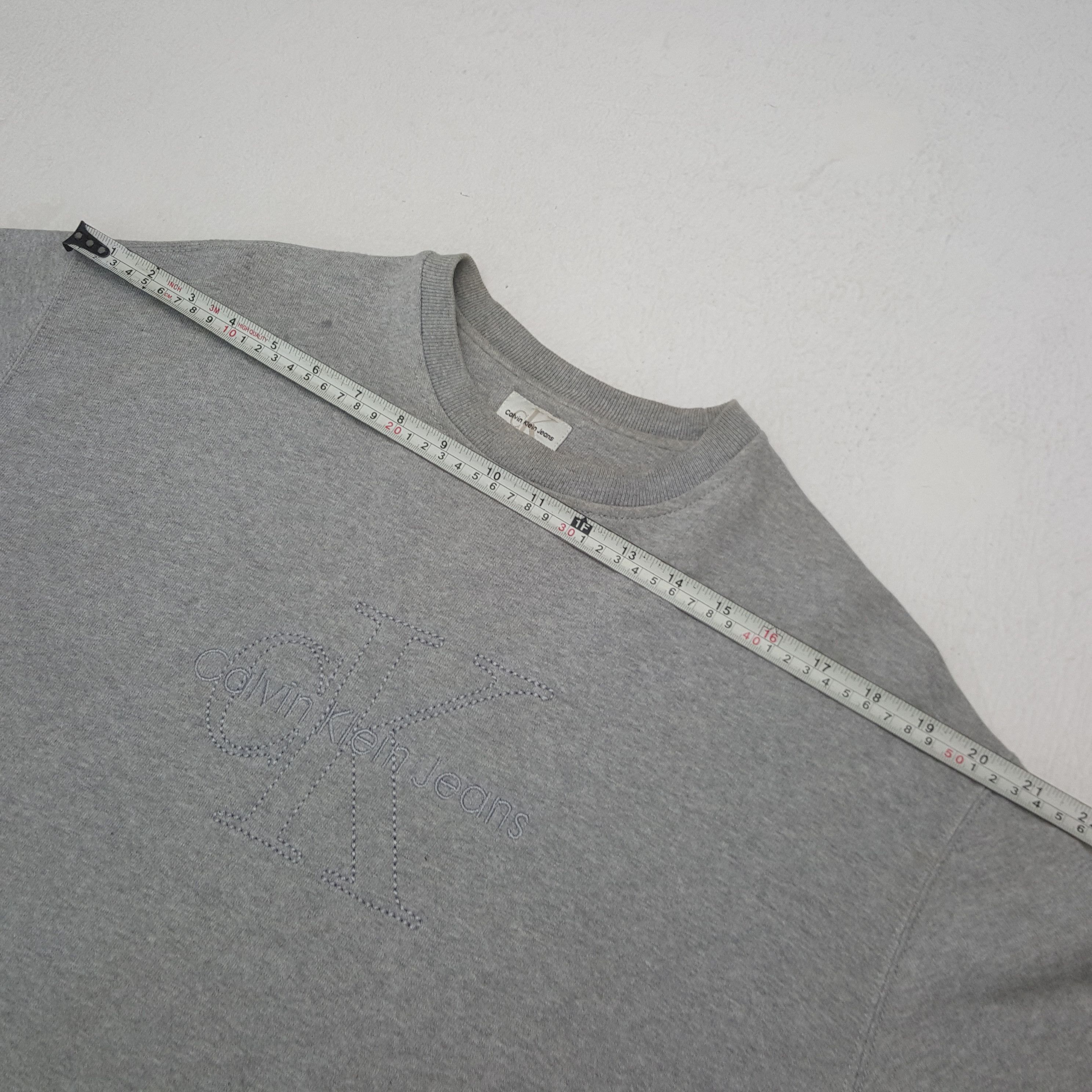 Calvin Klein × Vintage Vintage Calvin Klein Jeans Embroidery Logo Sweatshirt Size US S / EU 44-46 / 1 - 5 Thumbnail