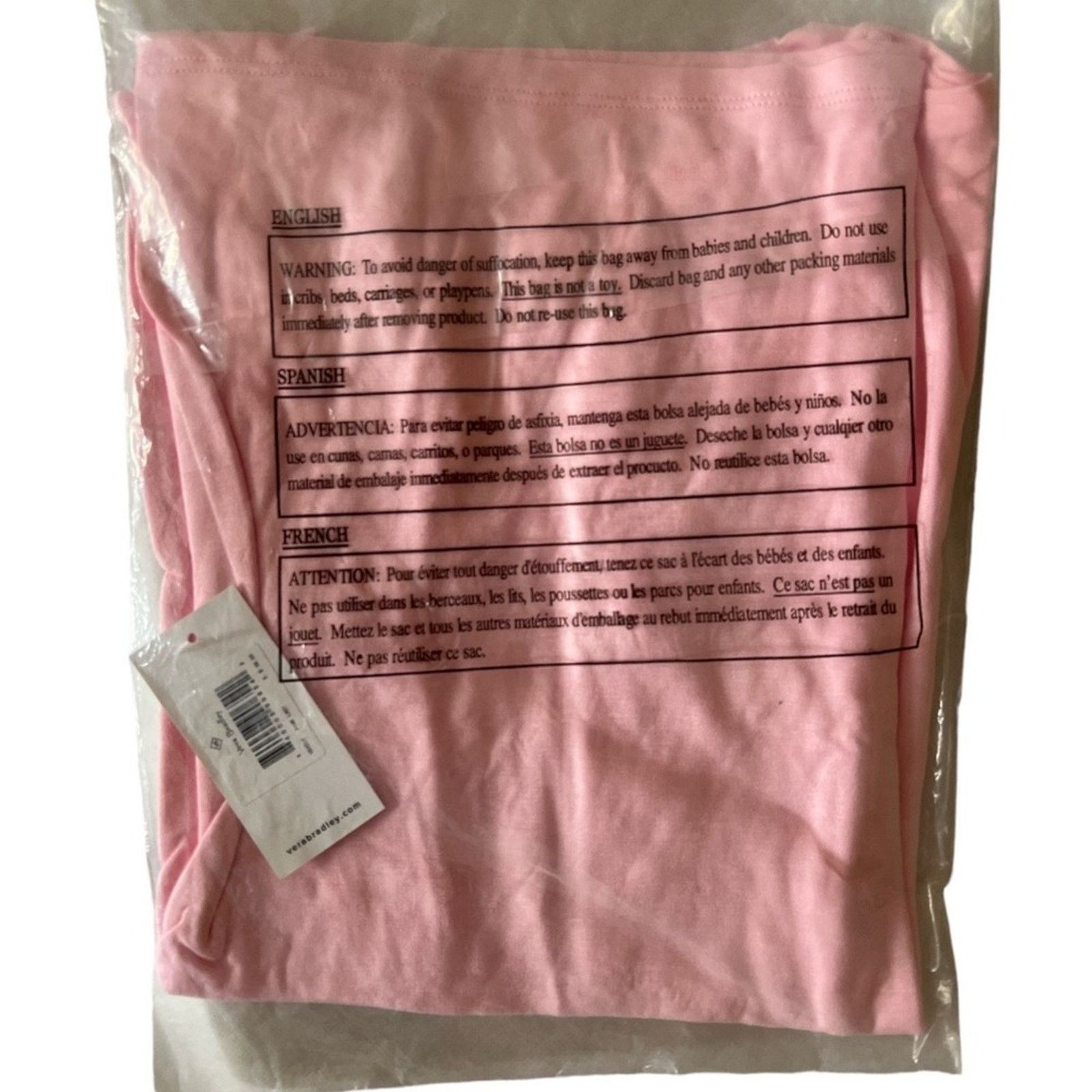 Vera Bradley VERA BRADLEY Pink Lady Cadence Essential Tee w/ Tags, Small Size S / US 4 / IT 40 - 6 Thumbnail