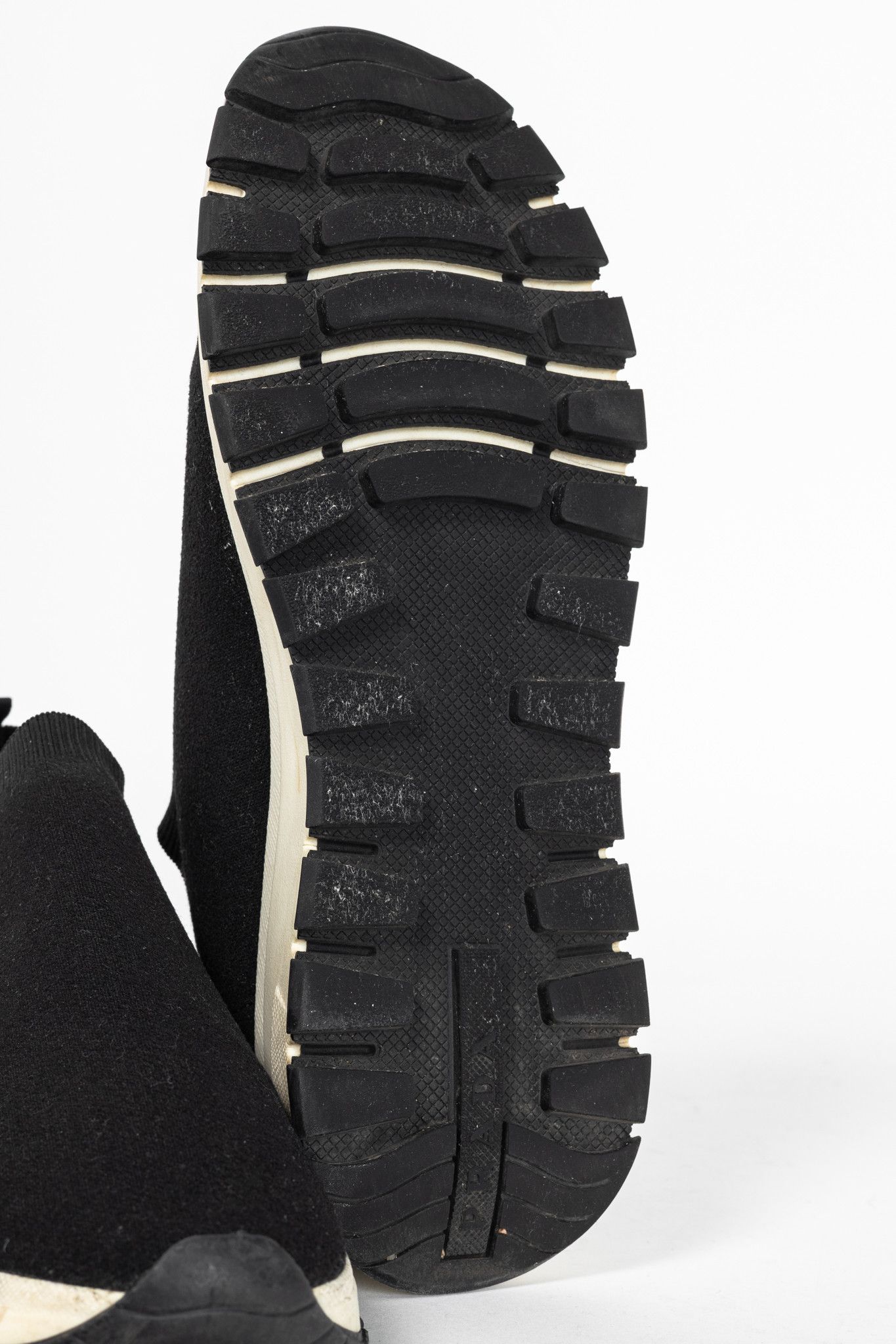 Prada Prada Black Knit Slip-On Sock Sneakers Size US 9.5 / IT 39.5 - 5 Thumbnail