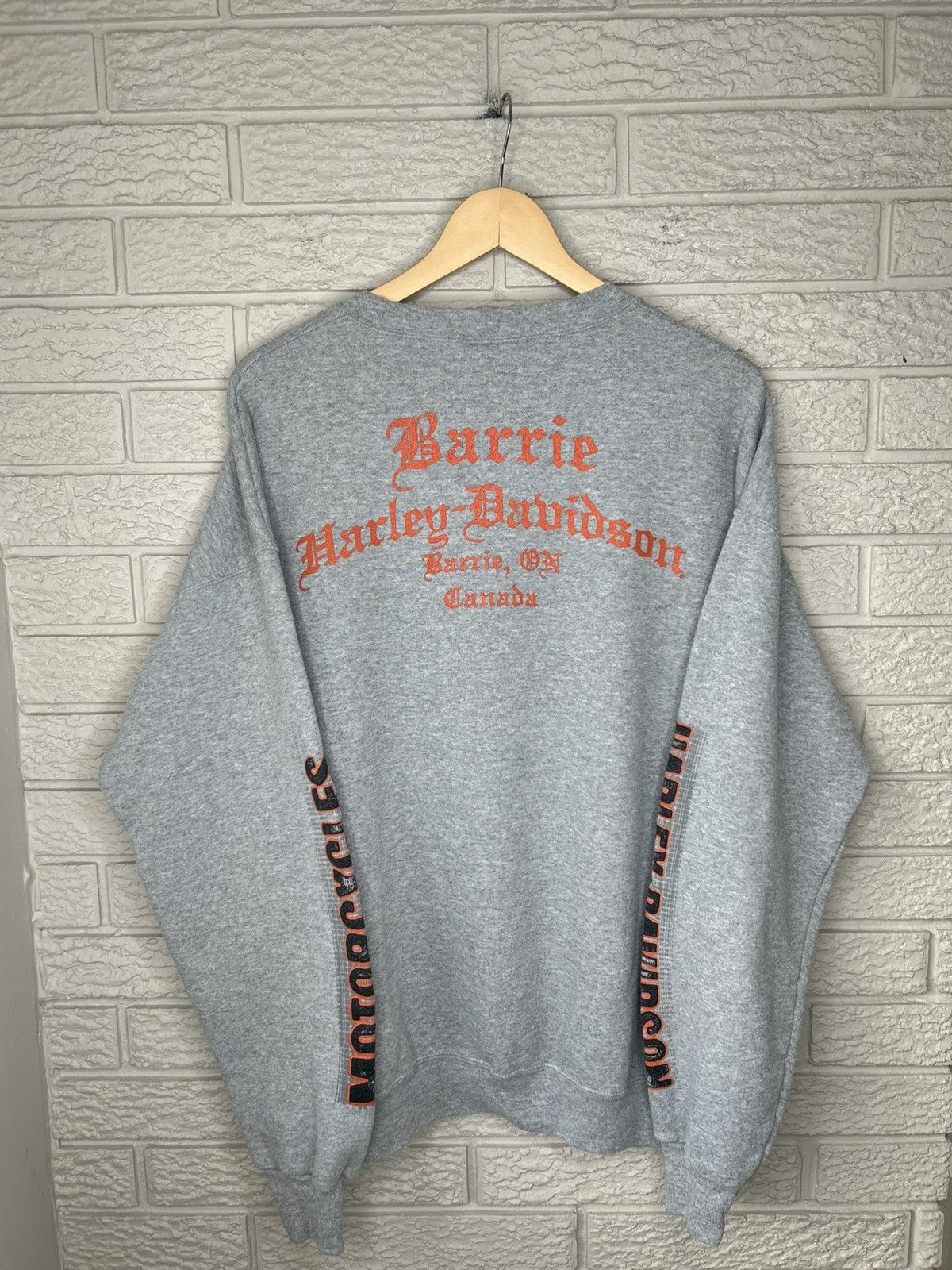 Harley Davidson Vintage Harley Davidson Sleeve Print Crewneck Size US XL / EU 56 / 4 - 6 Thumbnail
