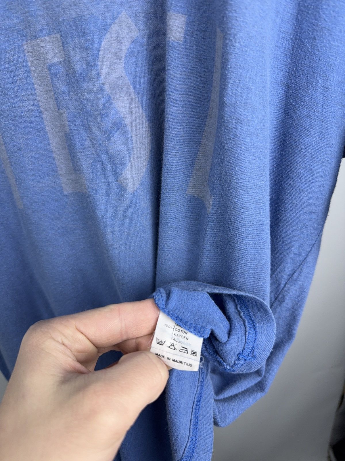 Diesel Archive 90s Retro Vintage Diesel Faded Logo T-Shirt Y2K Blue Size US M / EU 48-50 / 2 - 7 Thumbnail