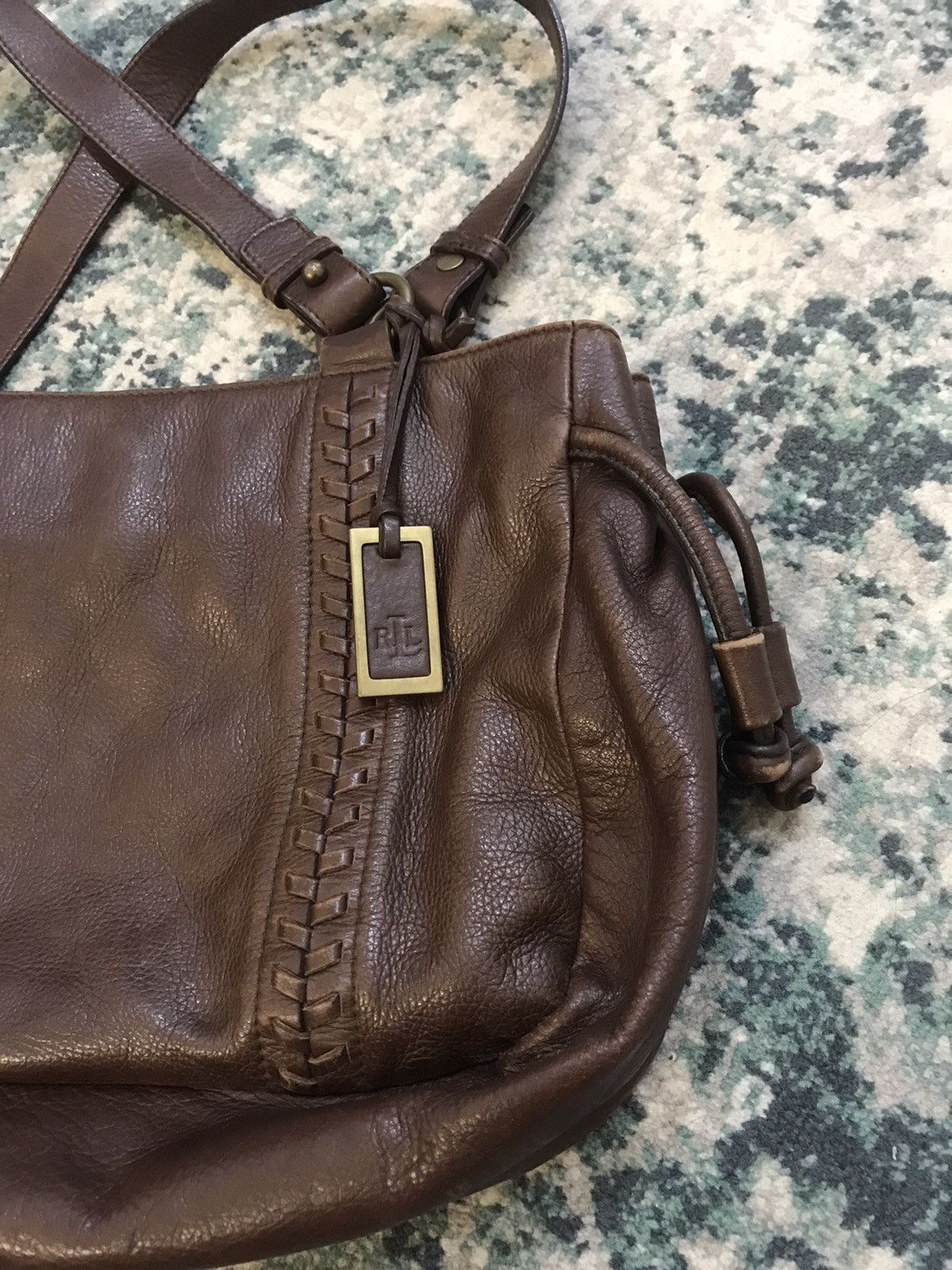RRL Ralph Lauren PRL Polo Ralph Lauren Genuine Leather Hand Bag Size ONE SIZE - 7 Thumbnail