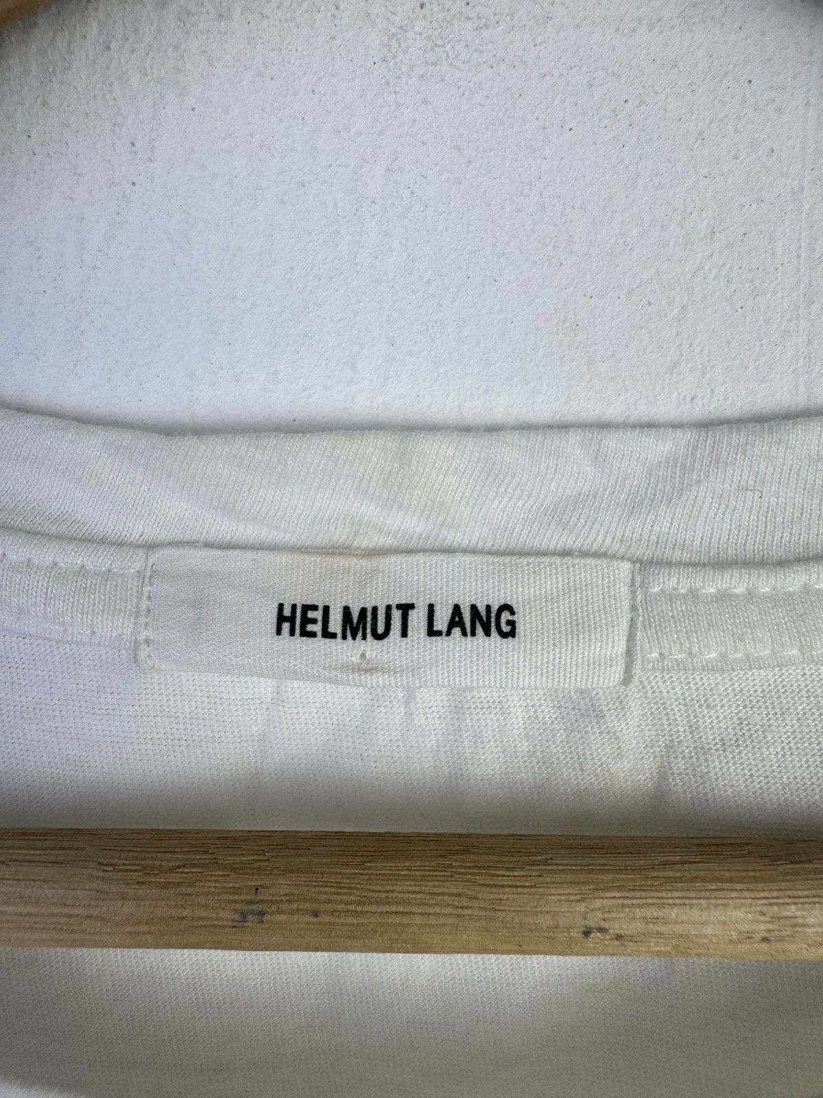 Helmut Lang Helmut Lang printed cotton Tshirt with a brushstroke design Size US S / EU 44-46 / 1 - 8 Thumbnail