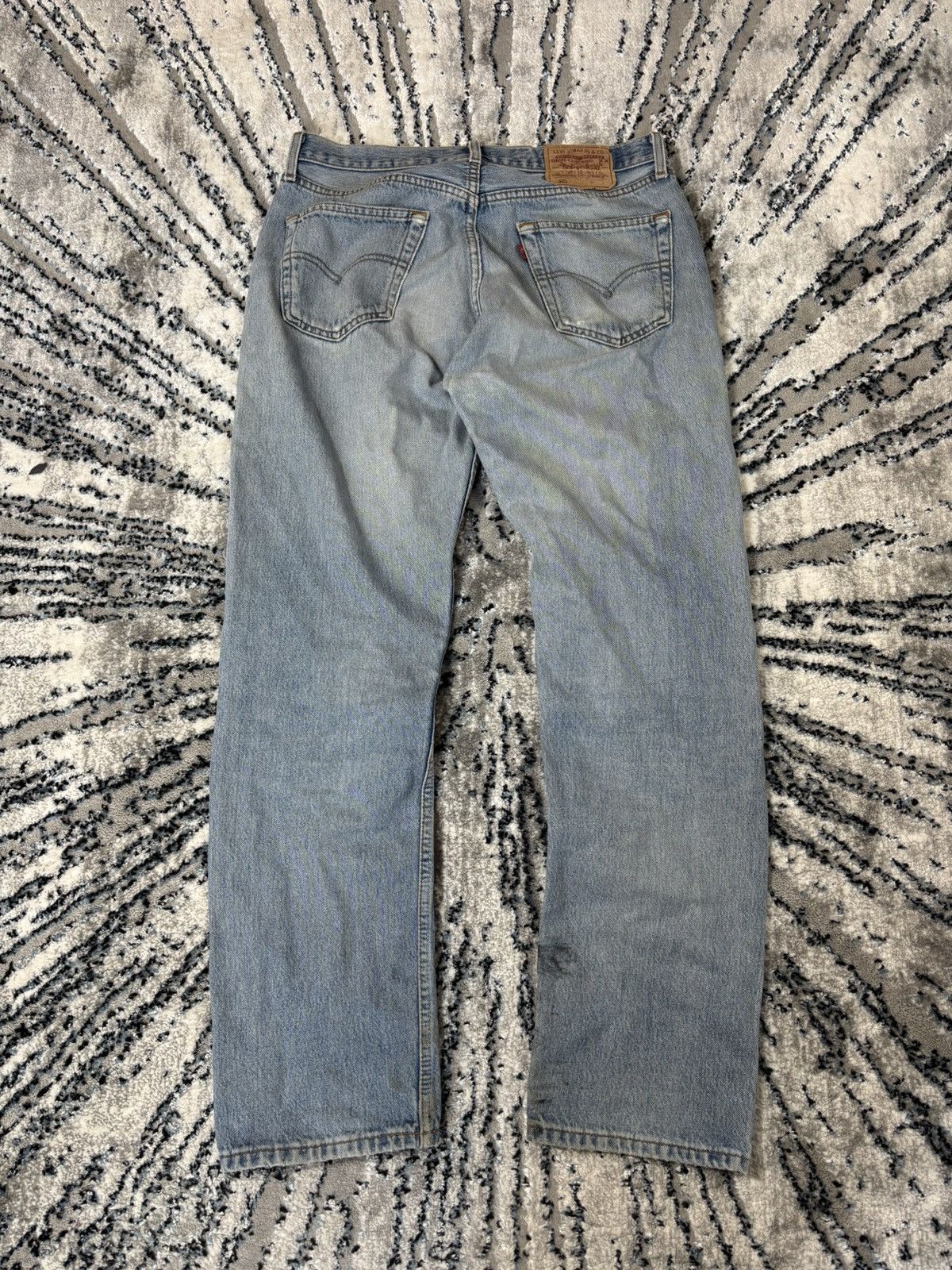 Levi's × Vintage Vintage Levi’s 501 90s distressed band rock Metal Streetwear Size US 34 / EU 50 - 6 Thumbnail