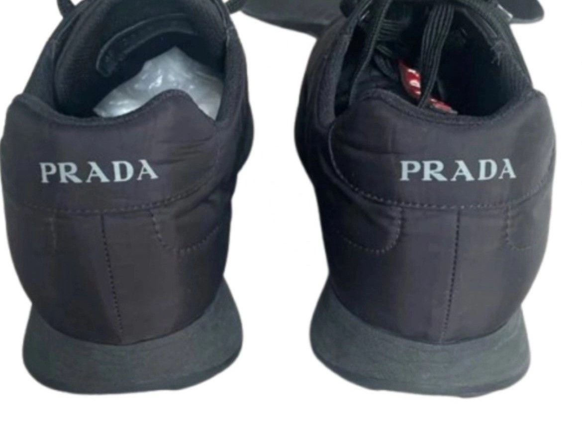 Prada Prada Nylon Piuma 2020/21 Sneakers – Black – UK 8 / US Size US 9 / EU 42 - 7 Thumbnail