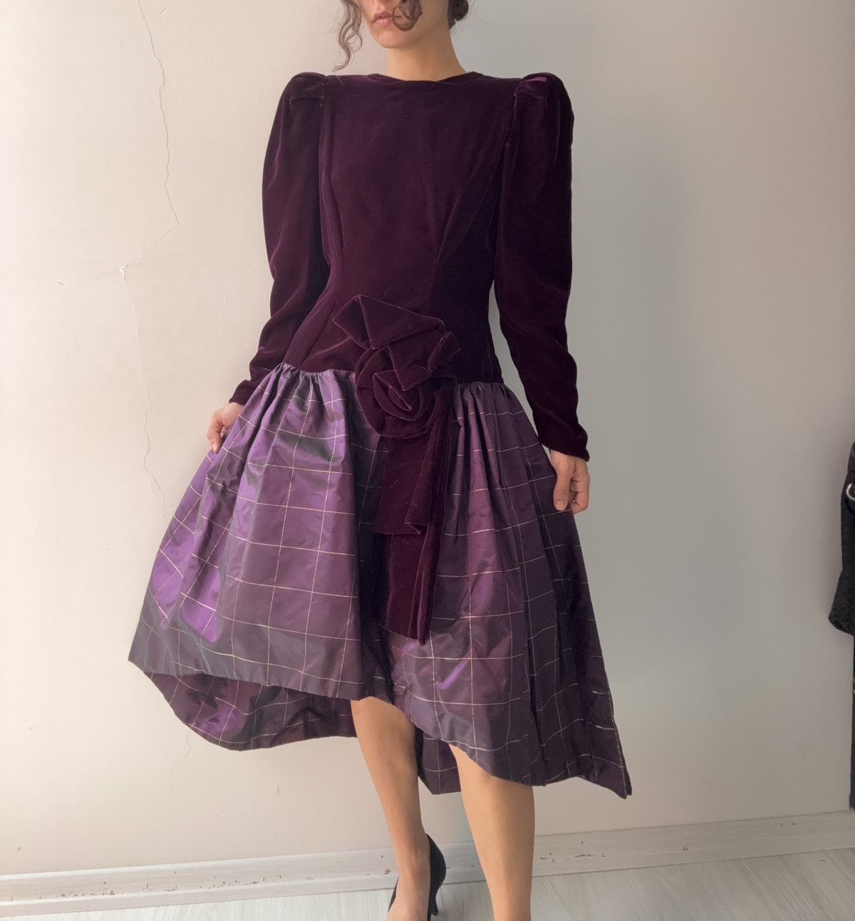 Vintage 80’s dress Size M / US 6-8 / IT 42-44 - 3 Thumbnail