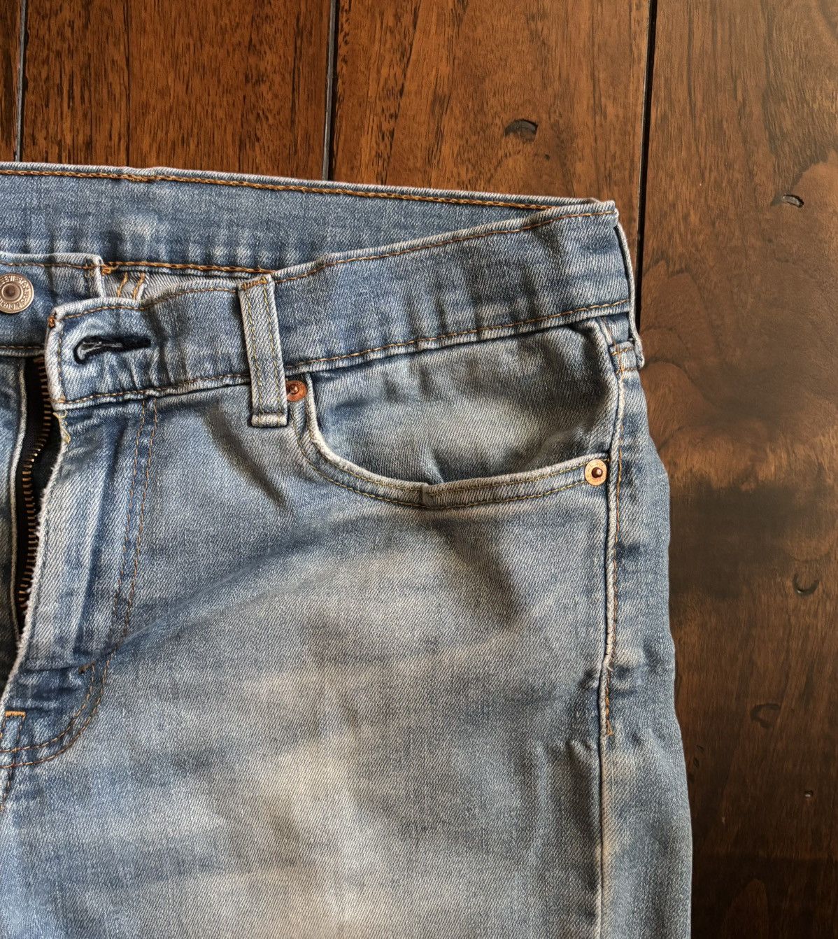 Levi's Levi's 511 34x32 Men's Denim Slim Fit Straight Jeans - Blue Size US 34 / EU 50 - 4 Thumbnail