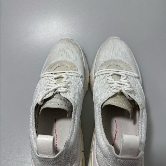 Salvatore Ferragamo Ferragamo Nima Knit Low-Top Sneakers White Men’s Size 10.5 Size US 10.5 / EU 43-44 - 5 Thumbnail