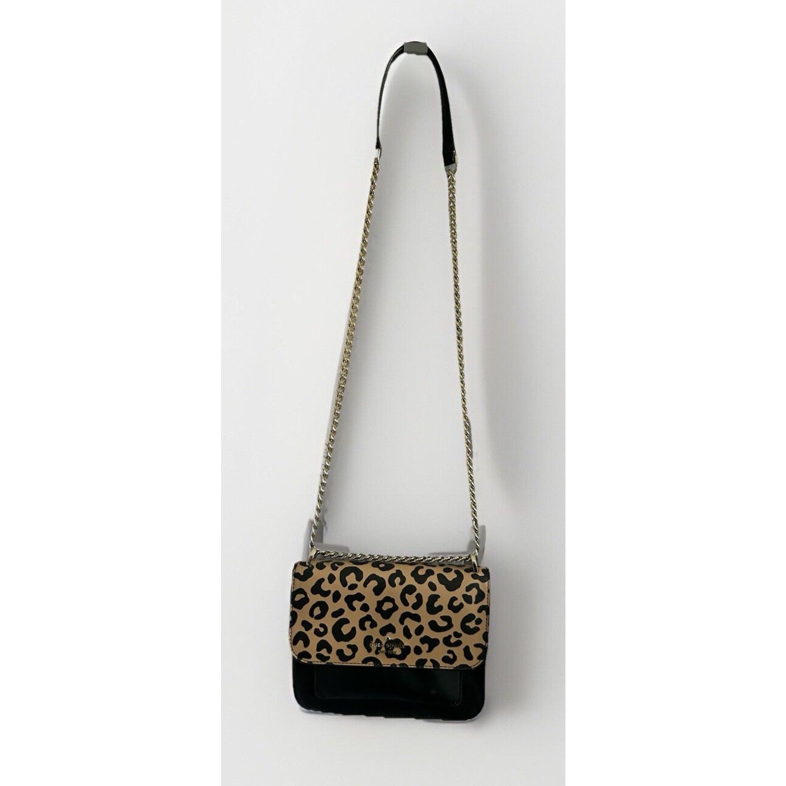 Kate Spade Kate Spade Leopard Print Leather Remi Crossbody Bag Black Size ONE SIZE - 9 Thumbnail