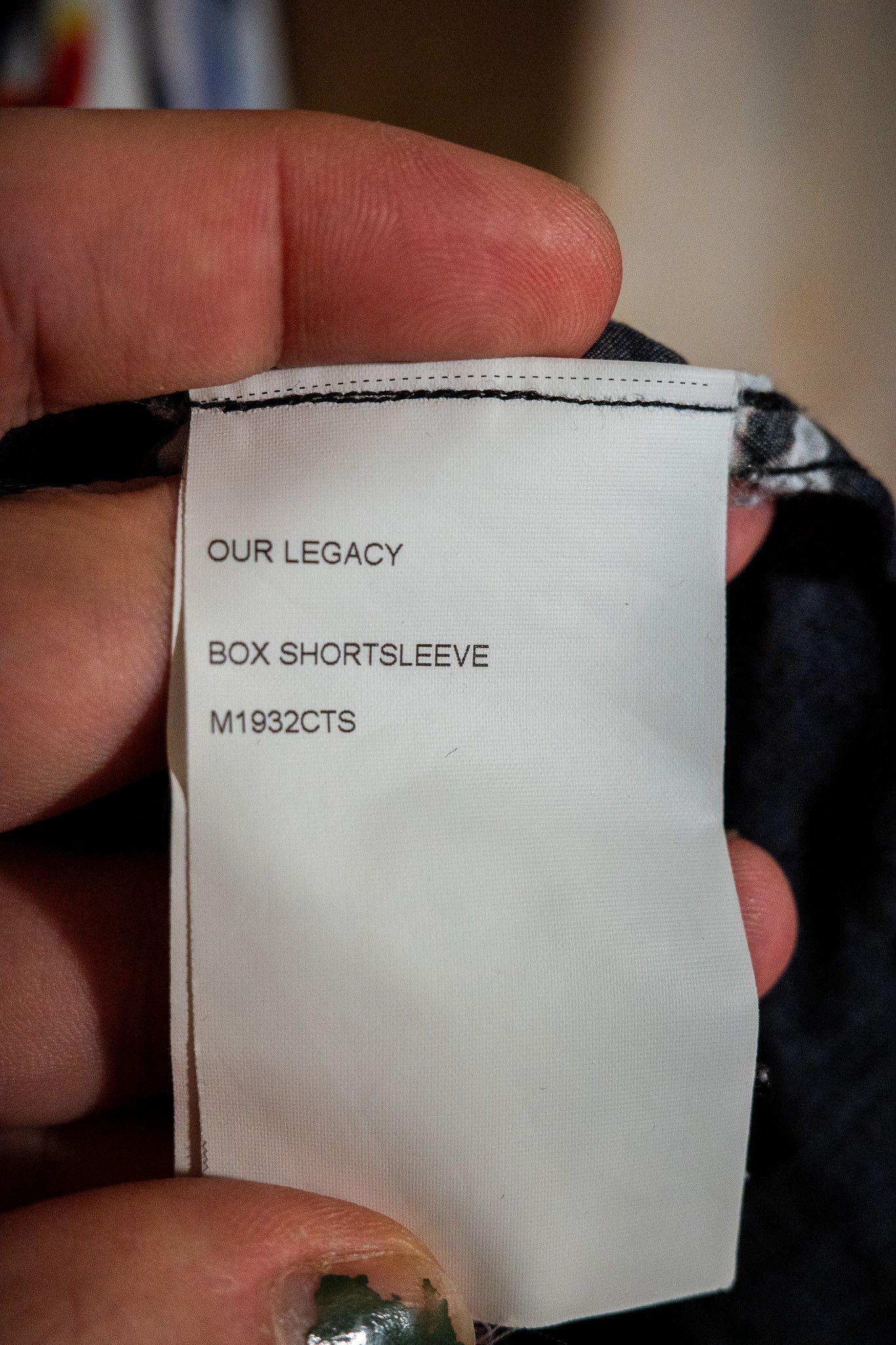 Our Legacy Our Legacy BOX SHORTSLEEVE Size US S / EU 44-46 / 1 - 5 Thumbnail