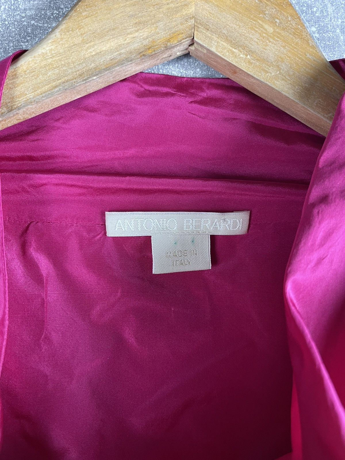 Antonio Berardi Antonio Berardi Made in Italy Silk Wool Dress Fuchsia Black Size XS / US 0-2 / IT 36-38 - 11 Thumbnail
