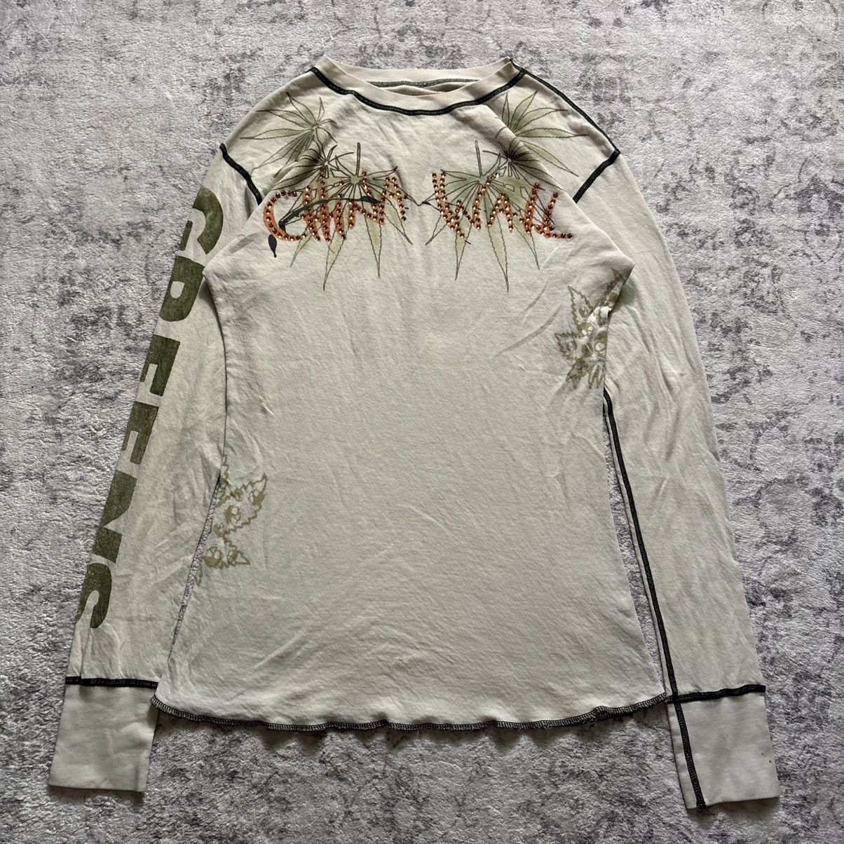 The Great China Wall The Great China Wall LA Greens Studded Rhinestone LS T-Shirt Size US S / EU 44-46 / 1 - 1 Thumbnail