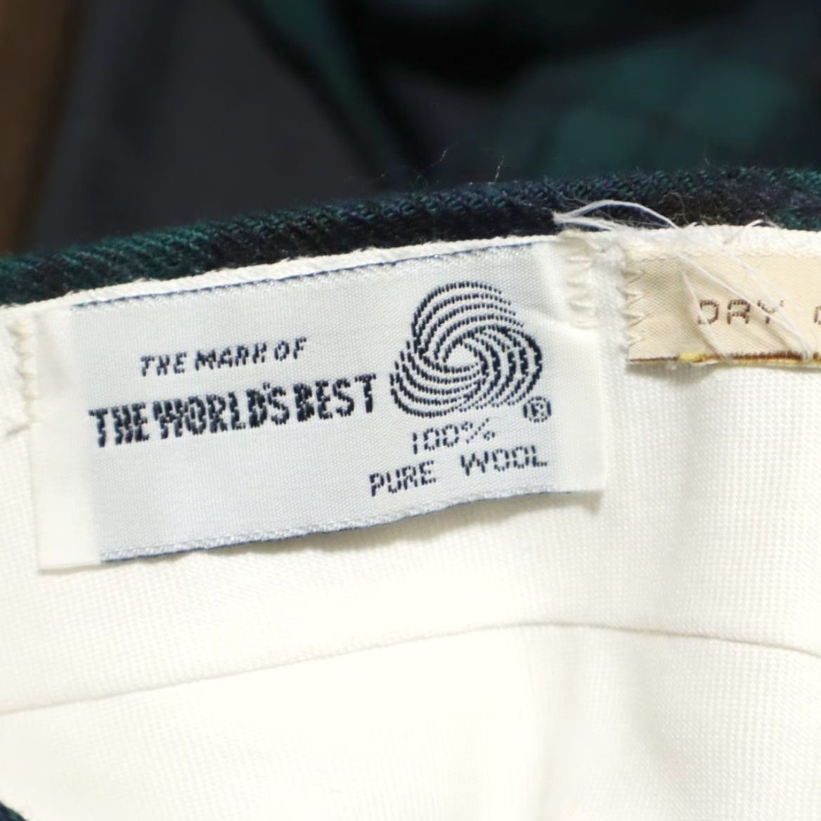 Vintage Meyer’s Lexington KY Wool Knit Plaid Green Navy Men's 32 Pants Chino Regular Inseam 34” Willow? Size US 32 / EU 48 - 6 Thumbnail