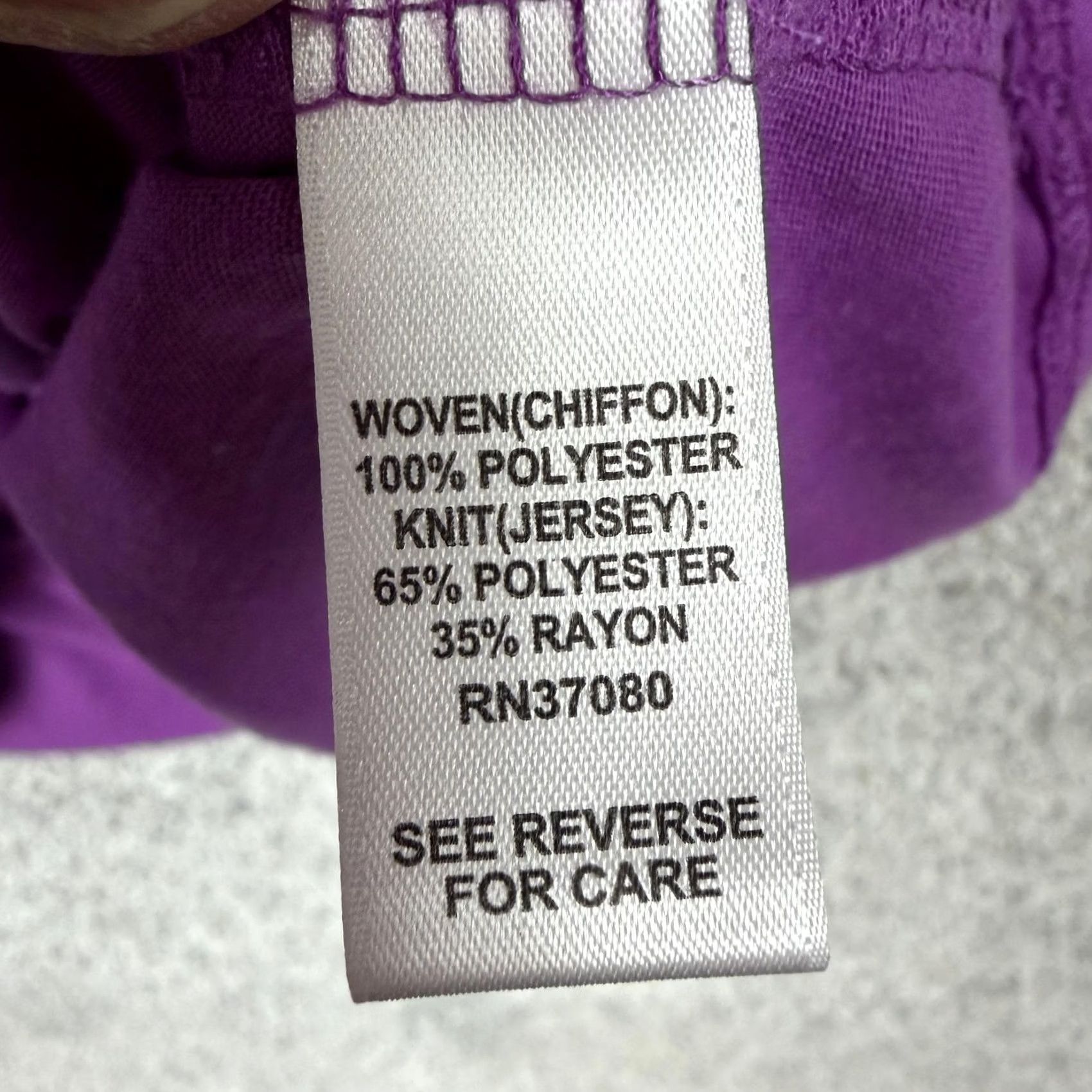 Vintage COQUETTE OFFICE SIREN Spring Tank Top XL Purple Sleeveless Scoop Neck Solid Lightweight Sheer Casual Women Tank Top Differences: 0 Size XL / US 12-14 / IT 48-50 - 5 Thumbnail