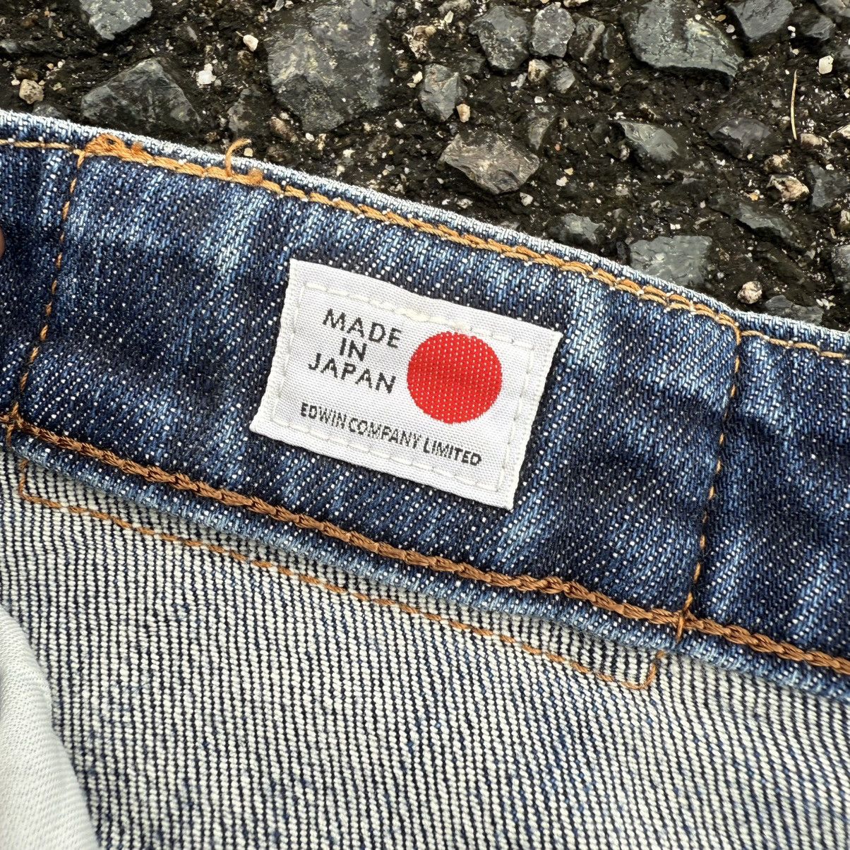 Edwin W36 Vintage edwin denim faded rippep jean pants Size US 36 / EU 52 - 8 Thumbnail