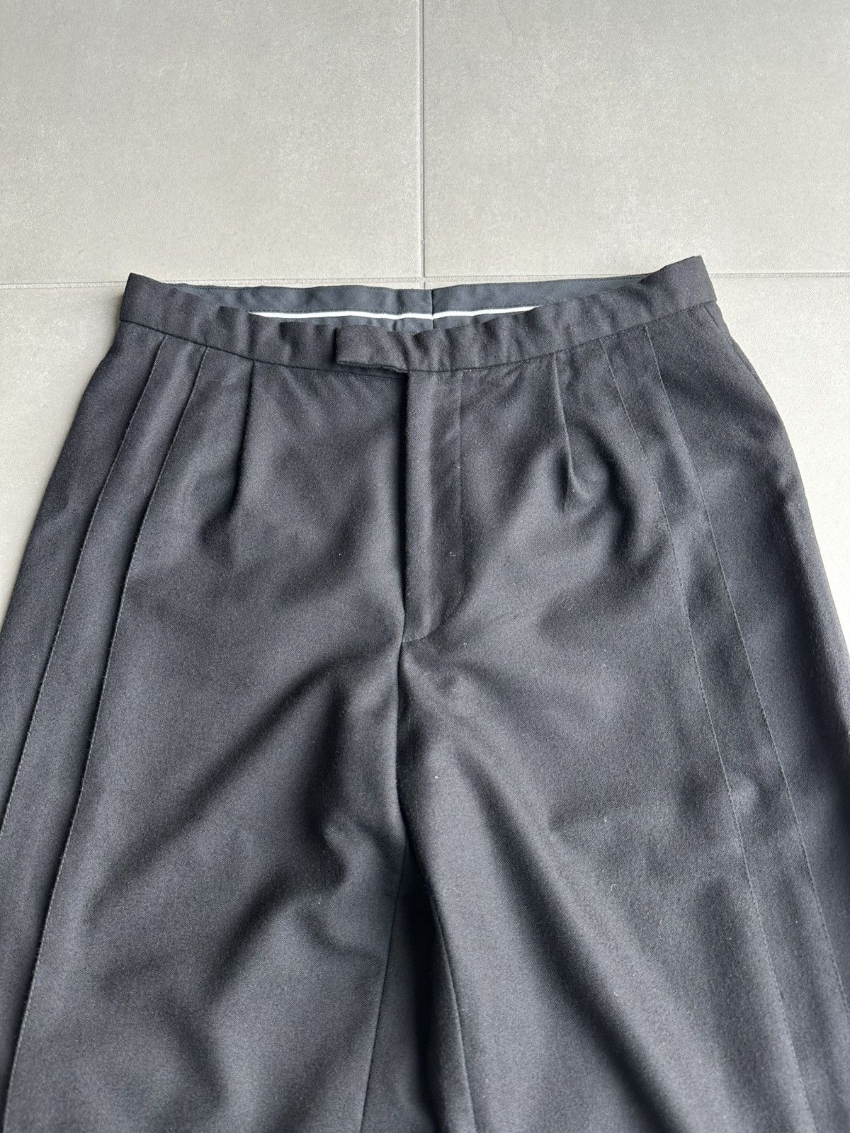 Raf Simons Raf Simons AW2000 “confusion” pleated wide trousers Size US 30 / EU 46 - 7 Thumbnail