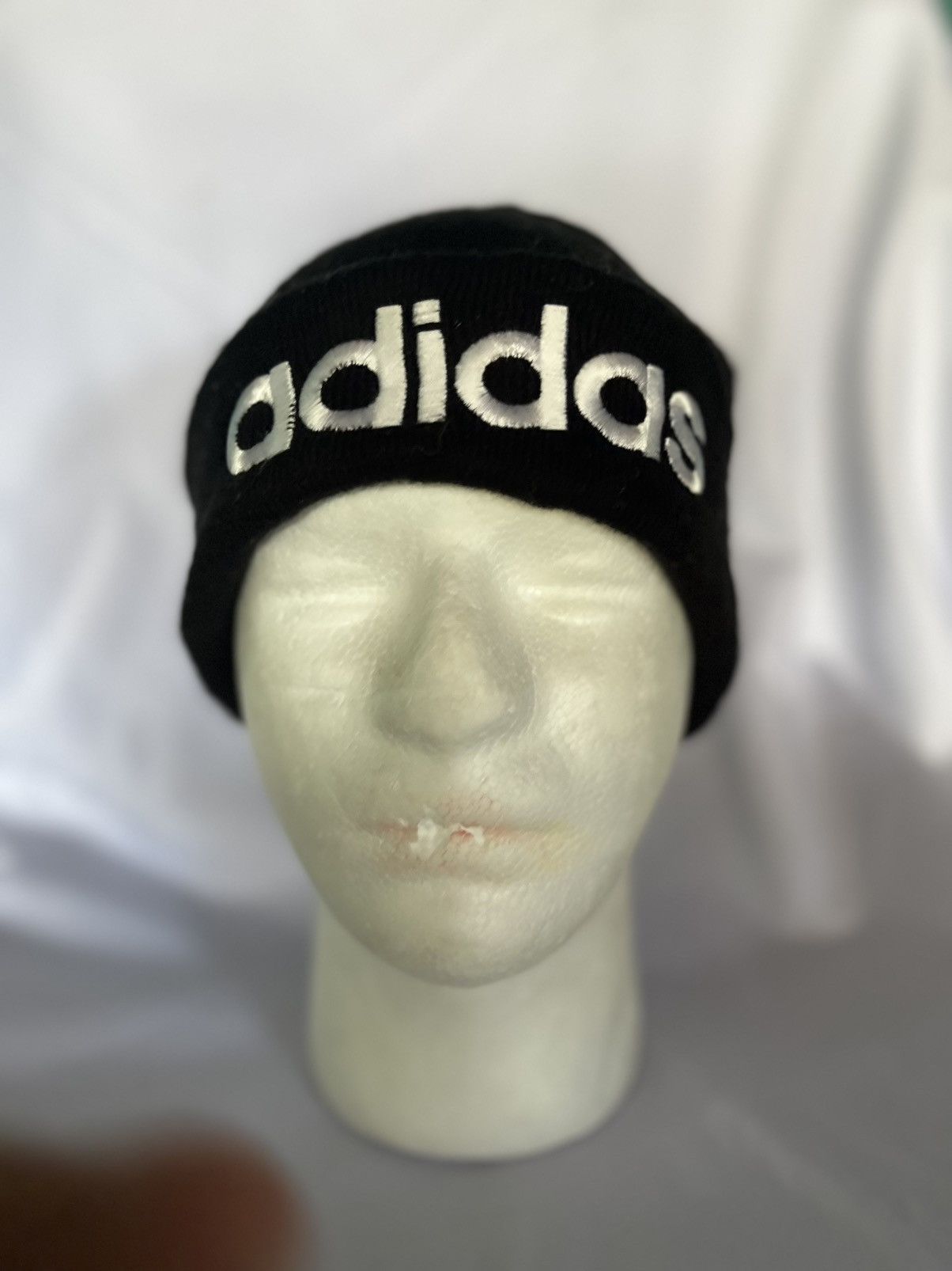 Adidas Vintage adidas hats beanie snow caps Size ONE SIZE - 1 Thumbnail